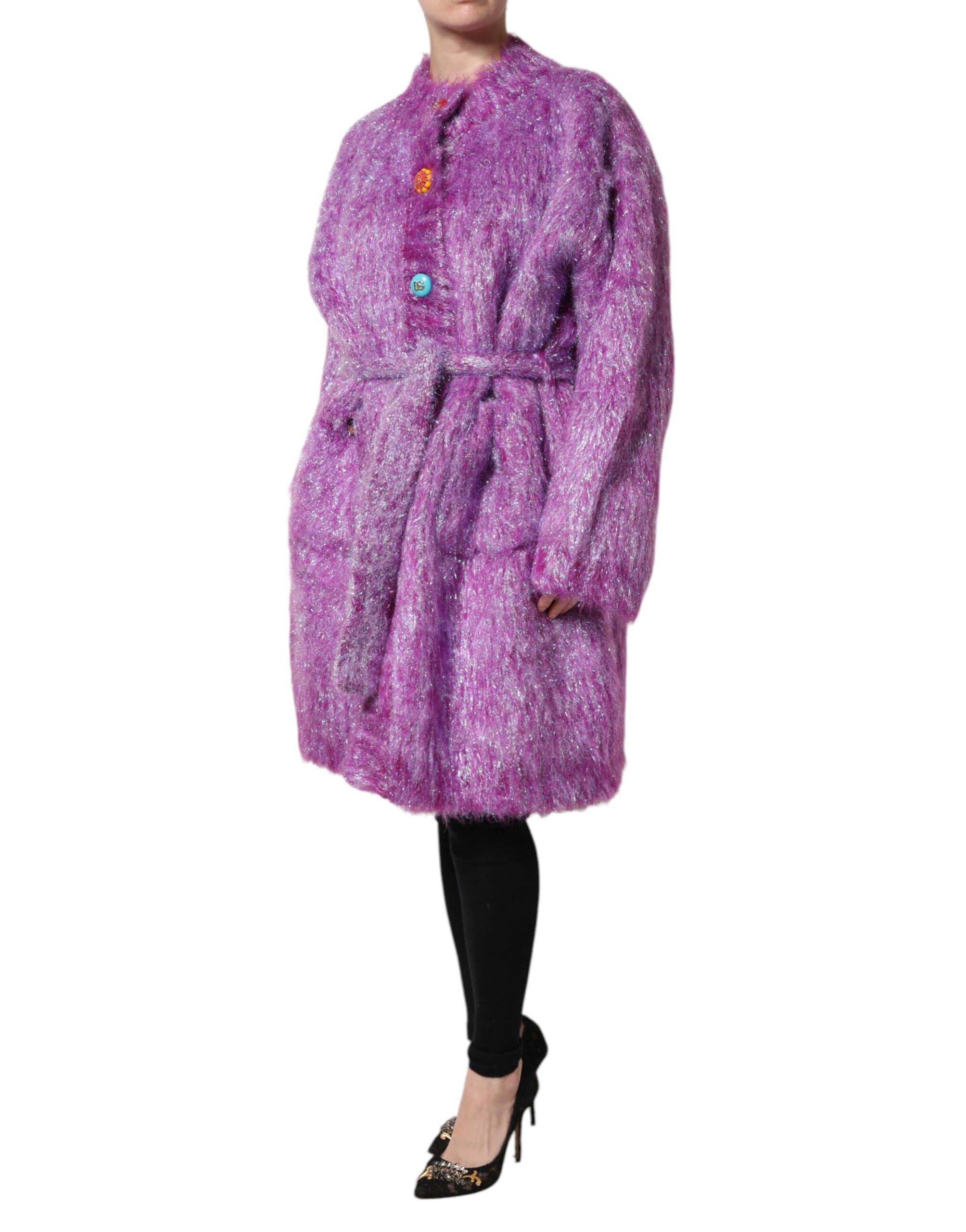 Button Embellished Trench Coat Women's Jacket - Dolce & Gabbana - Modalova