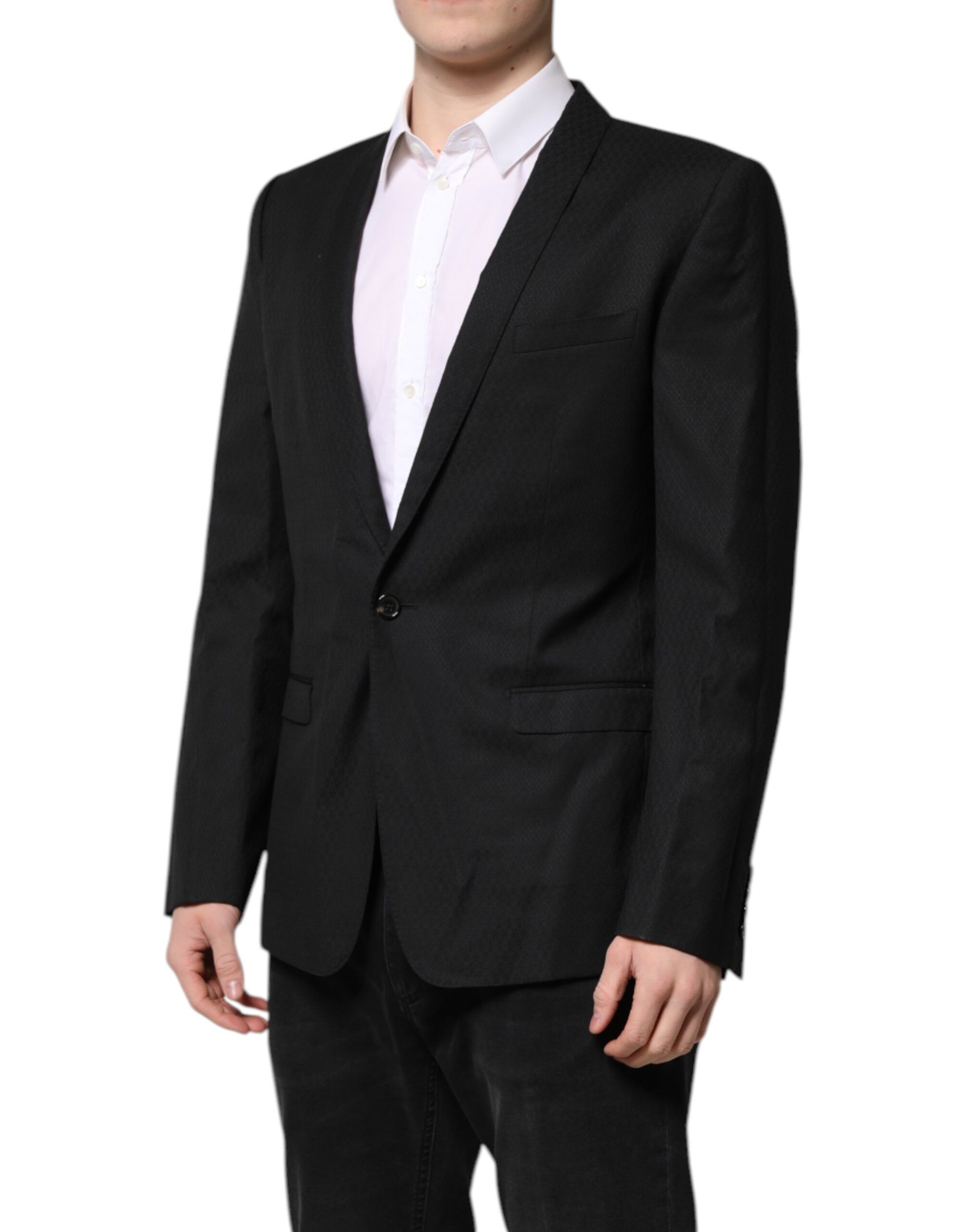 GOLD Single Breasted Suit Coat Men's Blazer - Dolce & Gabbana - Modalova