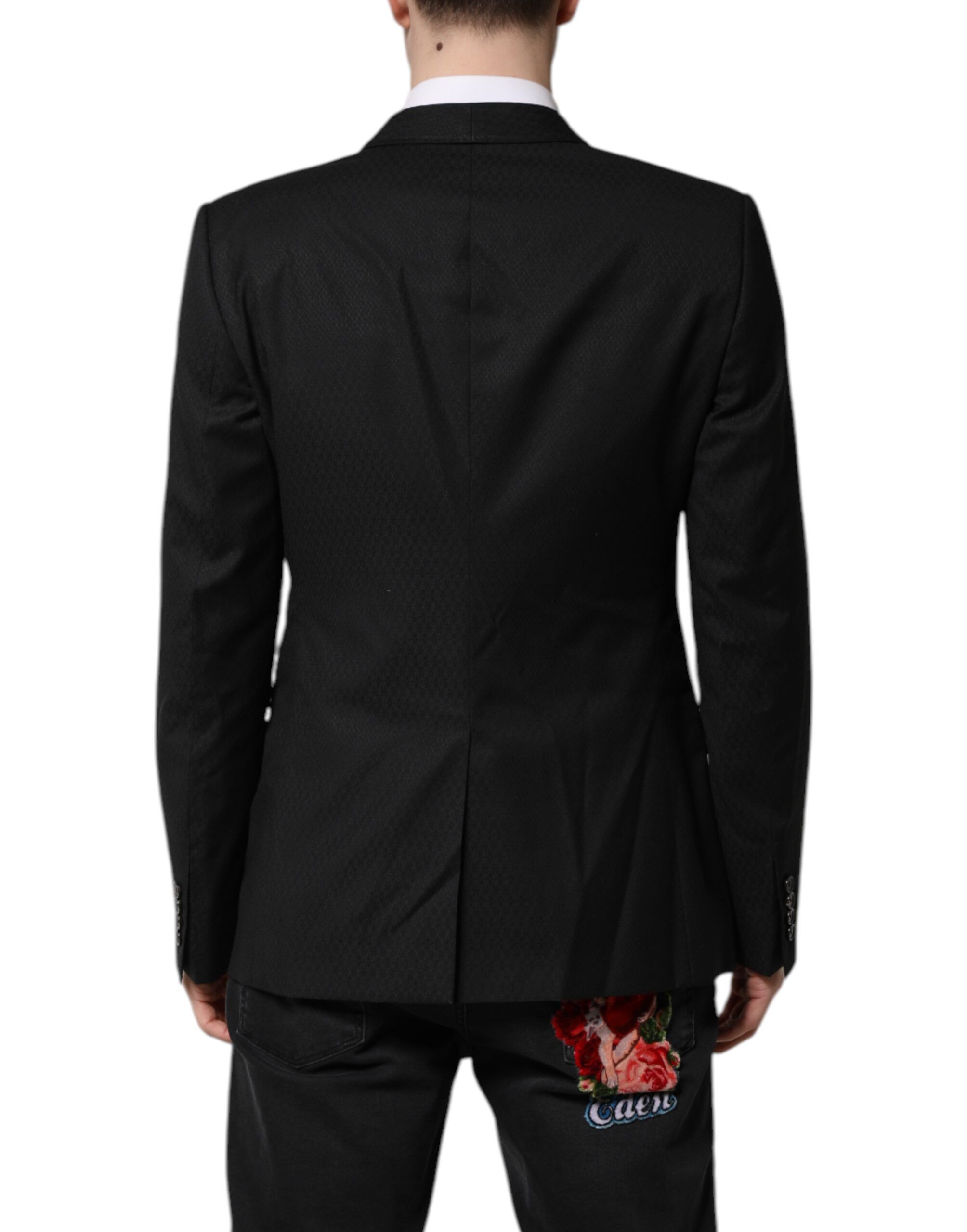 GOLD Single Breasted Suit Coat Men's Blazer - Dolce & Gabbana - Modalova