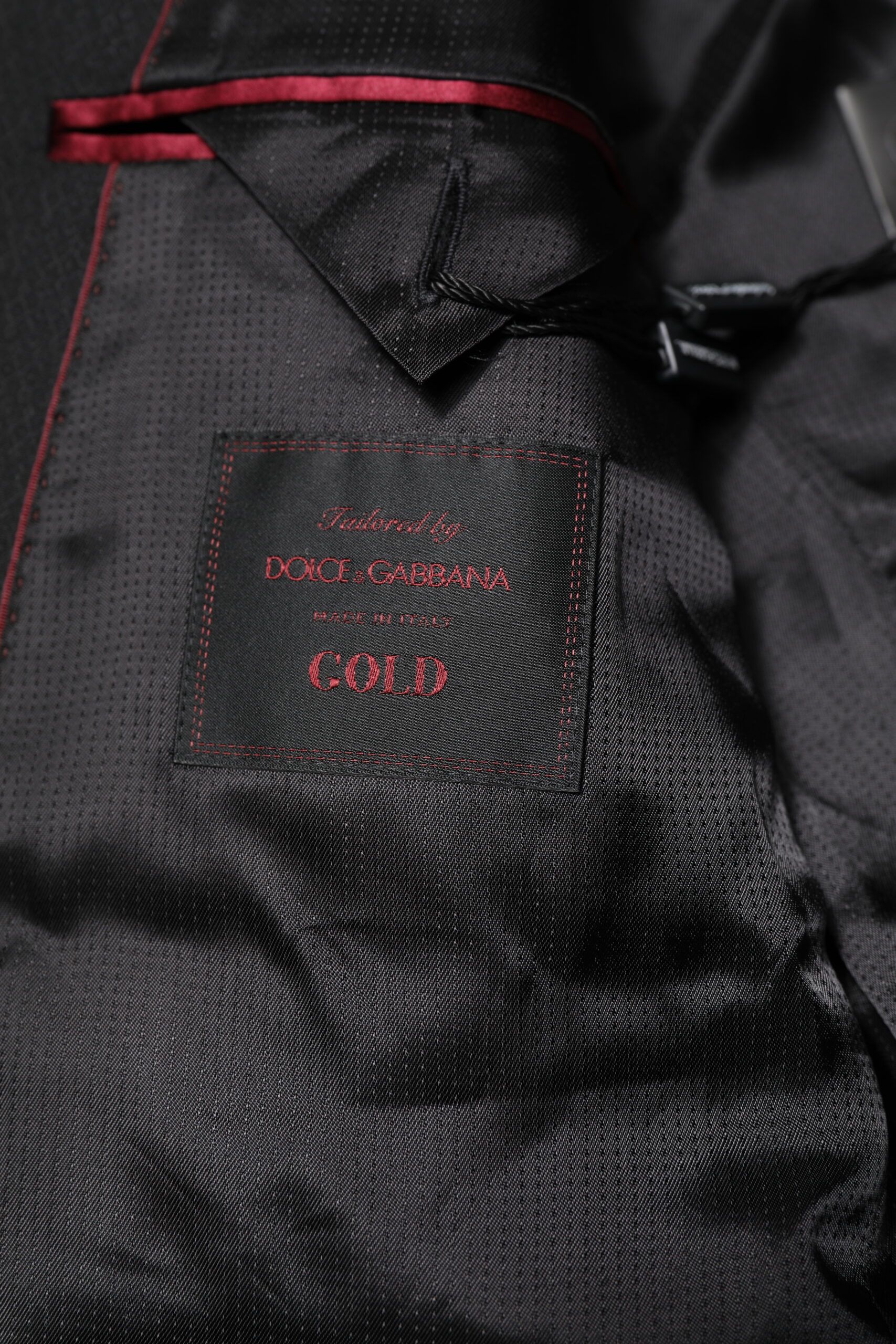GOLD Single Breasted Suit Coat Men's Blazer - Dolce & Gabbana - Modalova