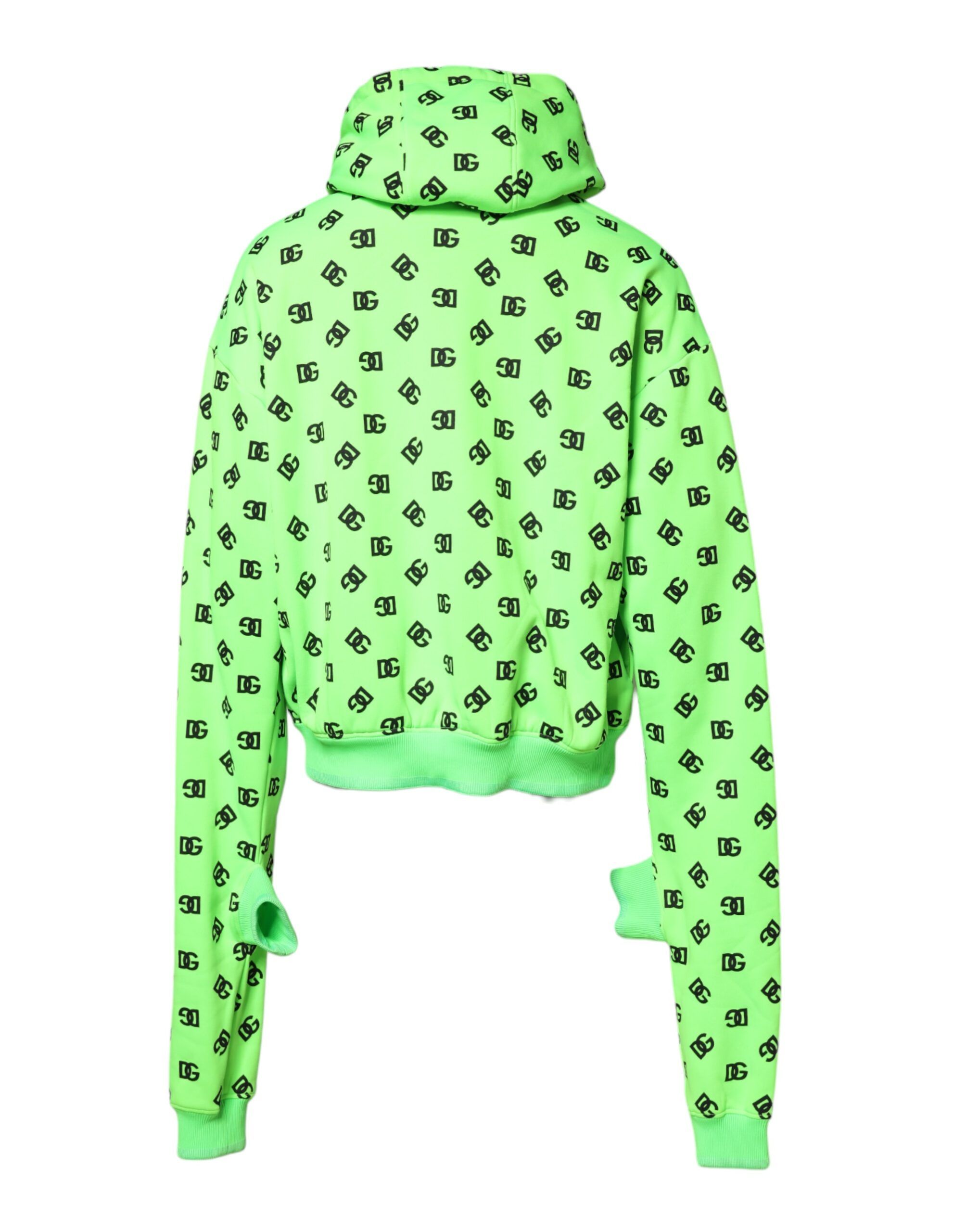 Polyester DGLogo Print Hooded Men's Sweater (Pre-Owned) - Dolce & Gabbana - Modalova