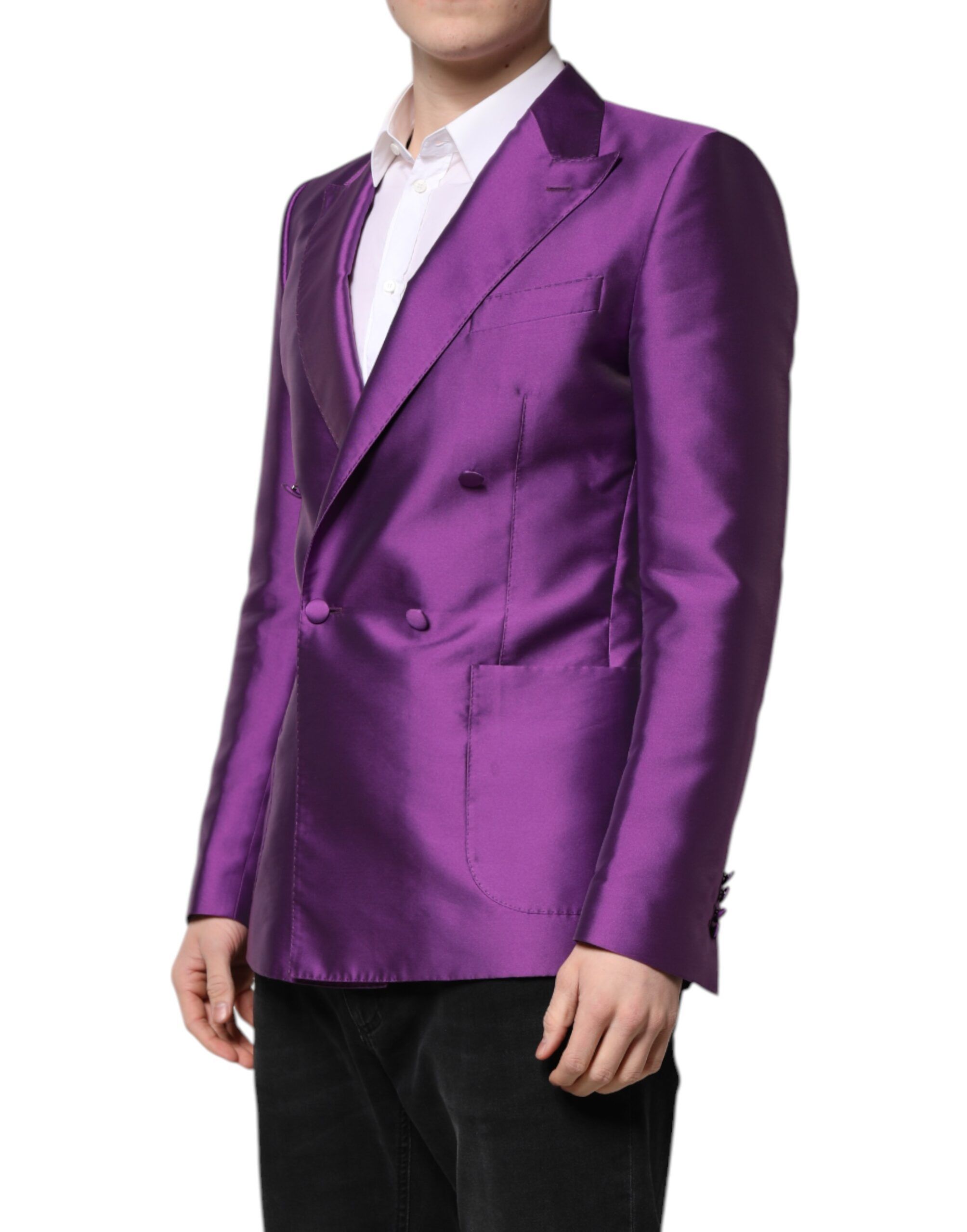 Double Breasted Men Suit Coat Men's Blazer - Dolce & Gabbana - Modalova