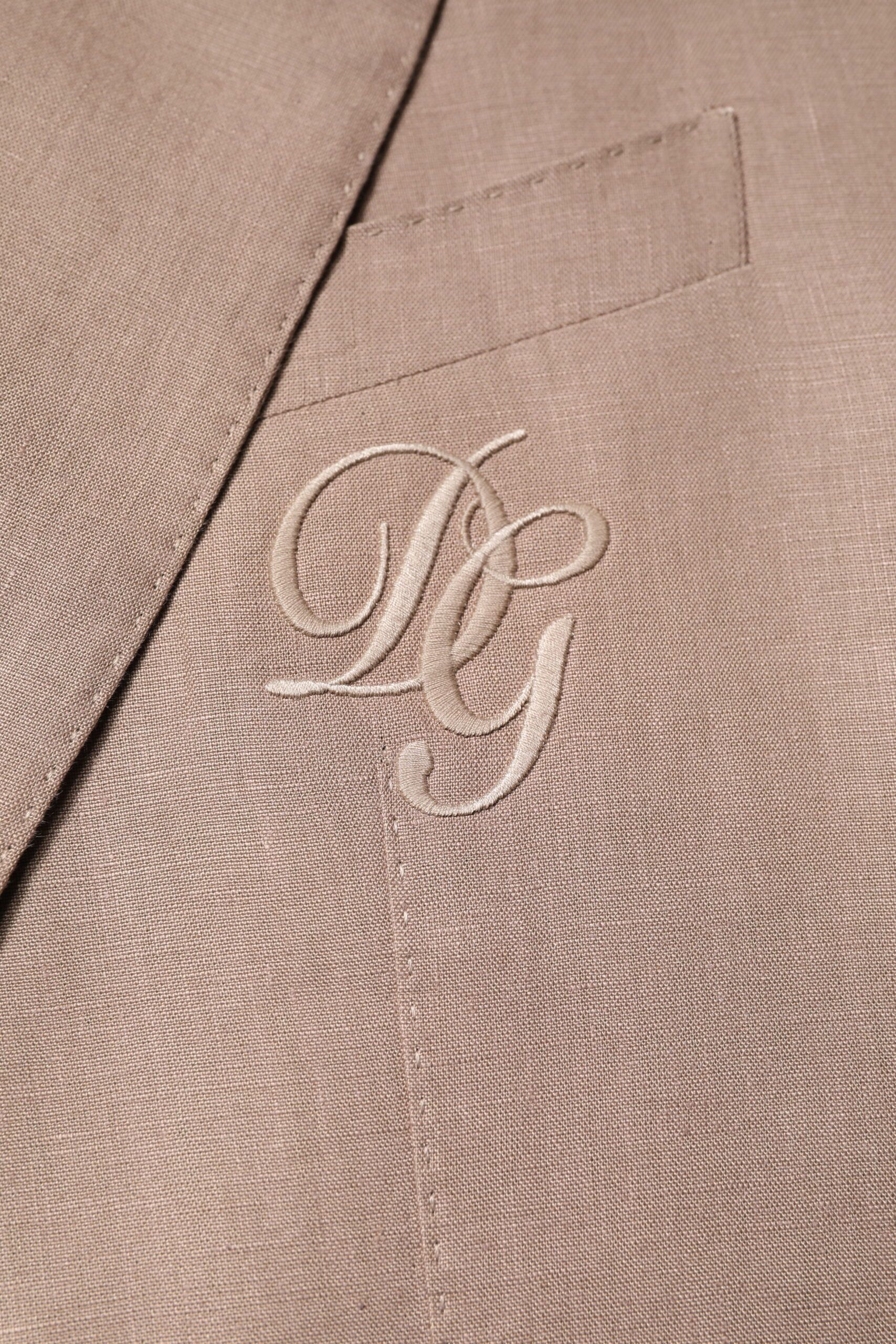 Beige TAORMINA Single Breasted Coat Men's Blazer - Dolce & Gabbana - Modalova