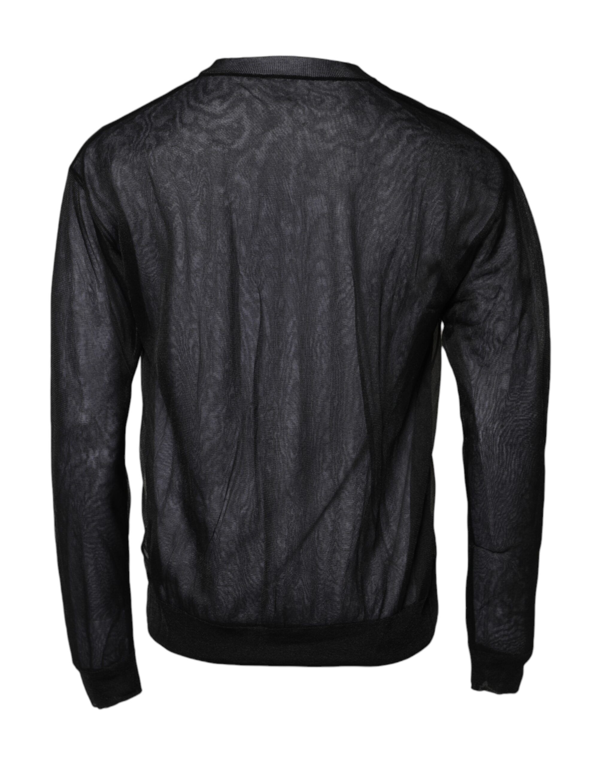Black White Logo Knitted Pullover Men's Sweater (Pre-Owned) - Dolce & Gabbana - Modalova