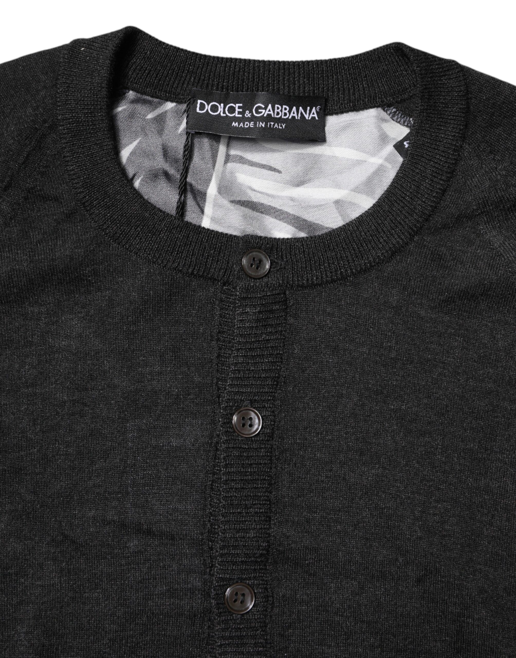 Printed Knitted Men Pullover Men's Sweater - Dolce & Gabbana - Modalova