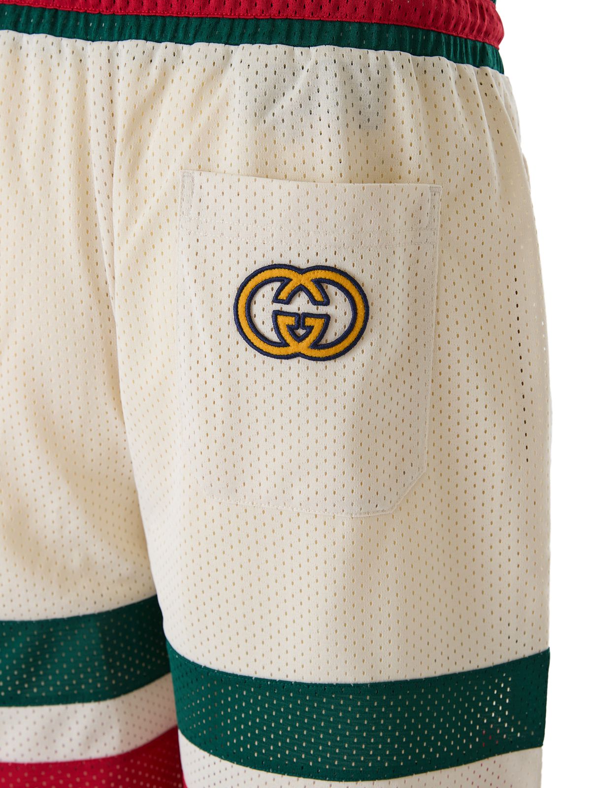 Polyester Logo Men's Shorts - Gucci - Modalova