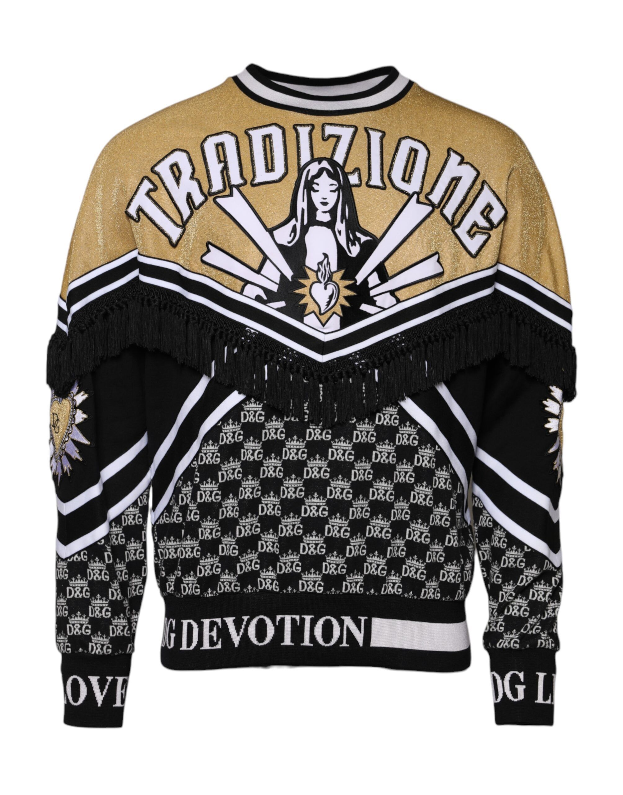 Cotton Crew Neck Pullover Men's Sweater (Pre-Owned) - Dolce & Gabbana - Modalova
