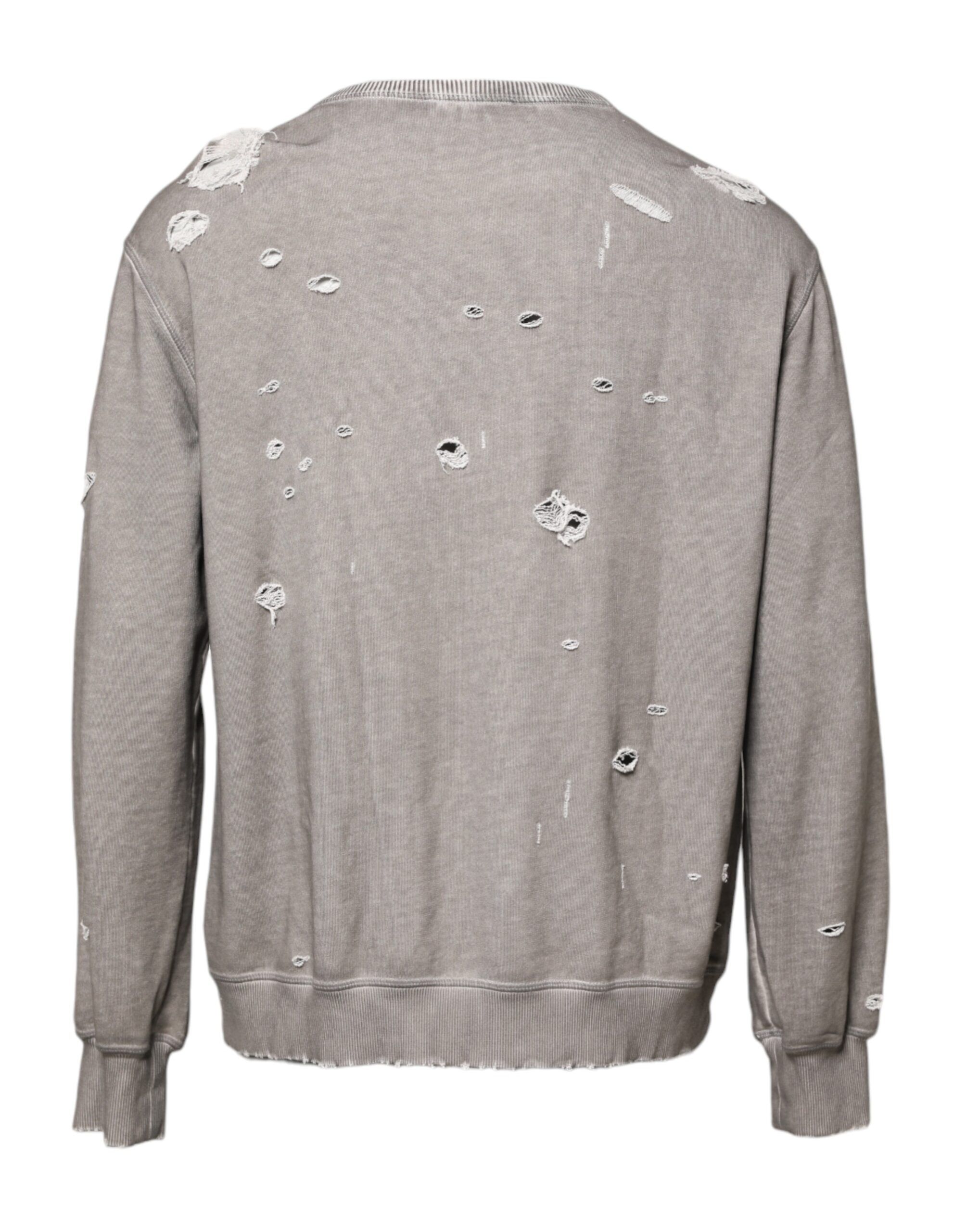 Logo Print Crew Neck Pullover Men's Sweater - Dolce & Gabbana - Modalova