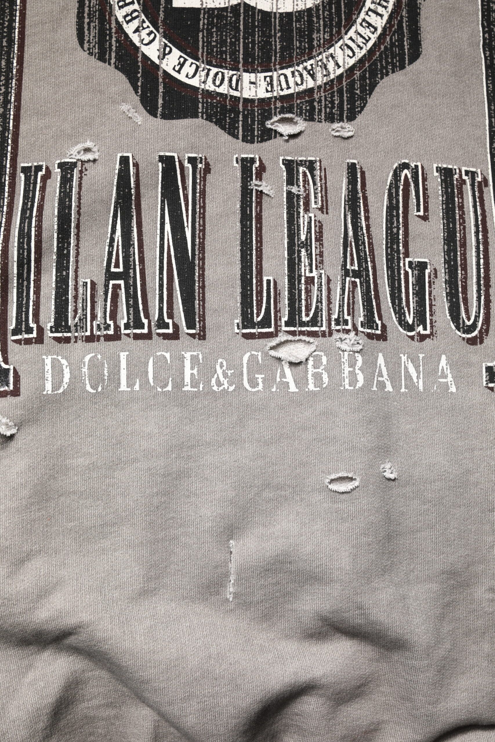 Logo Print Crew Neck Pullover Men's Sweater - Dolce & Gabbana - Modalova