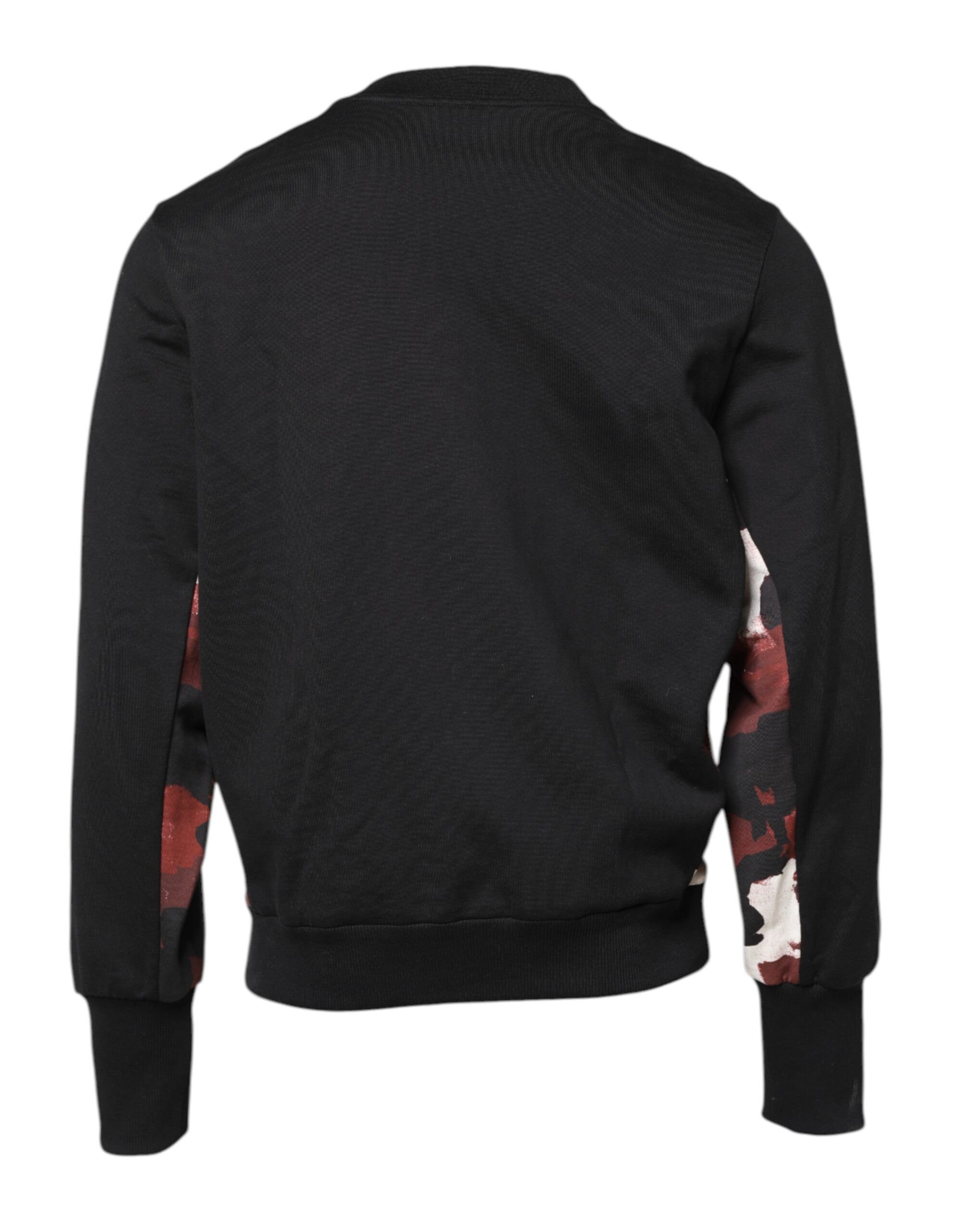 Embroidered Crew Neck Pullover Men's Sweater - Dolce & Gabbana - Modalova
