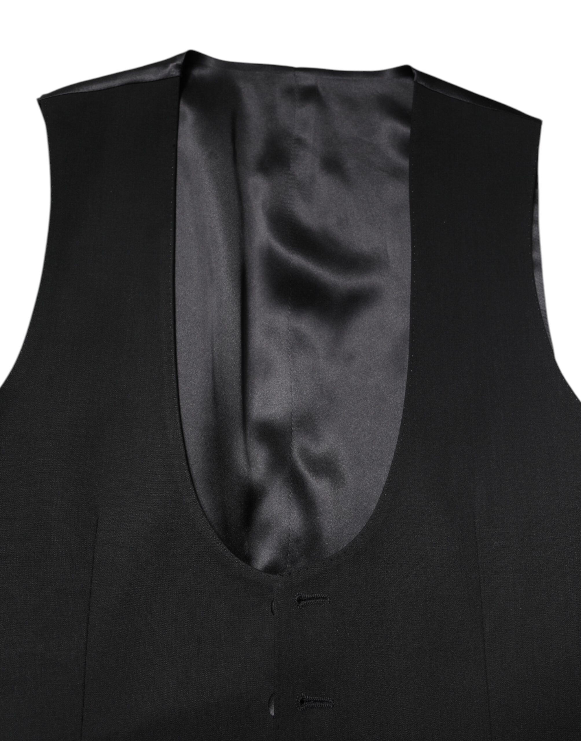 Wool Waistcoat Dress Formal Men's Vest - Dolce & Gabbana - Modalova