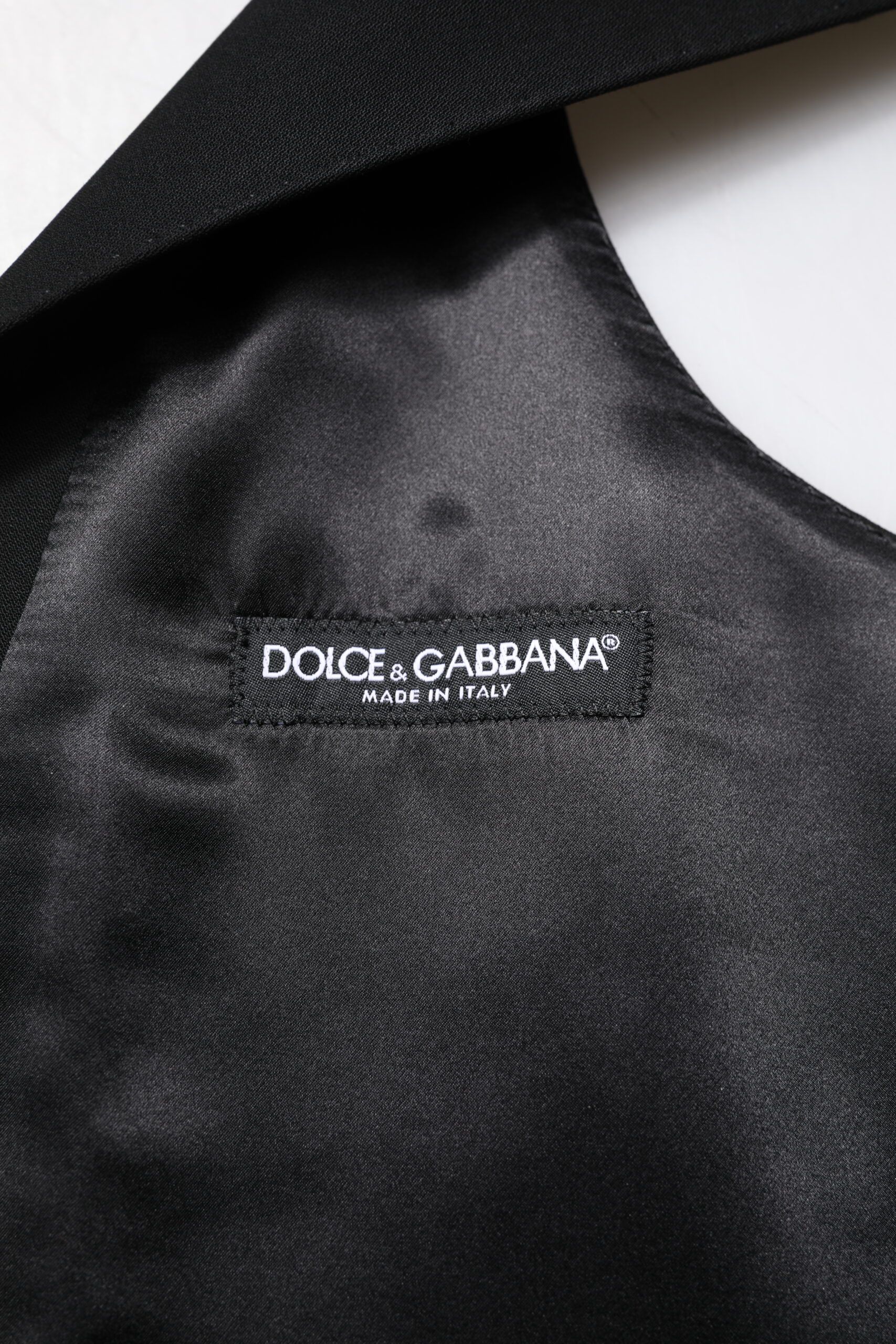 Wool Waistcoat Dress Formal Men's Vest - Dolce & Gabbana - Modalova