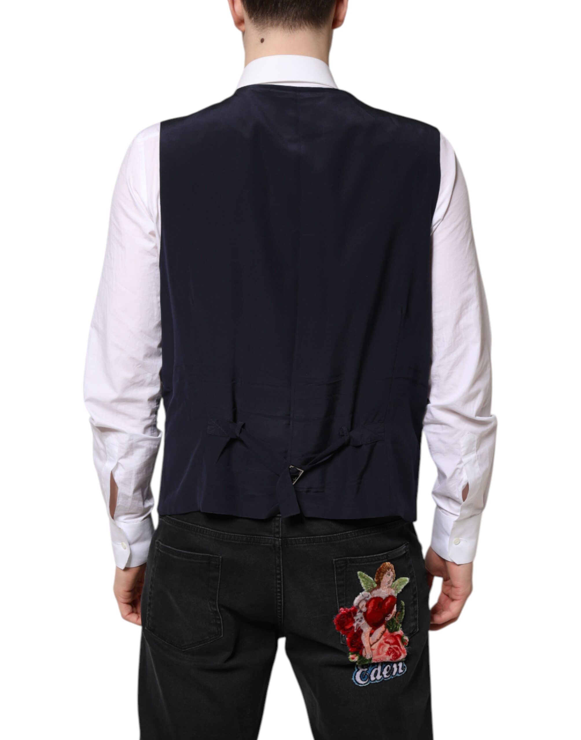 Wool Waistcoat Dress Formal Men's Vest (Pre-Owned) - Dolce & Gabbana - Modalova
