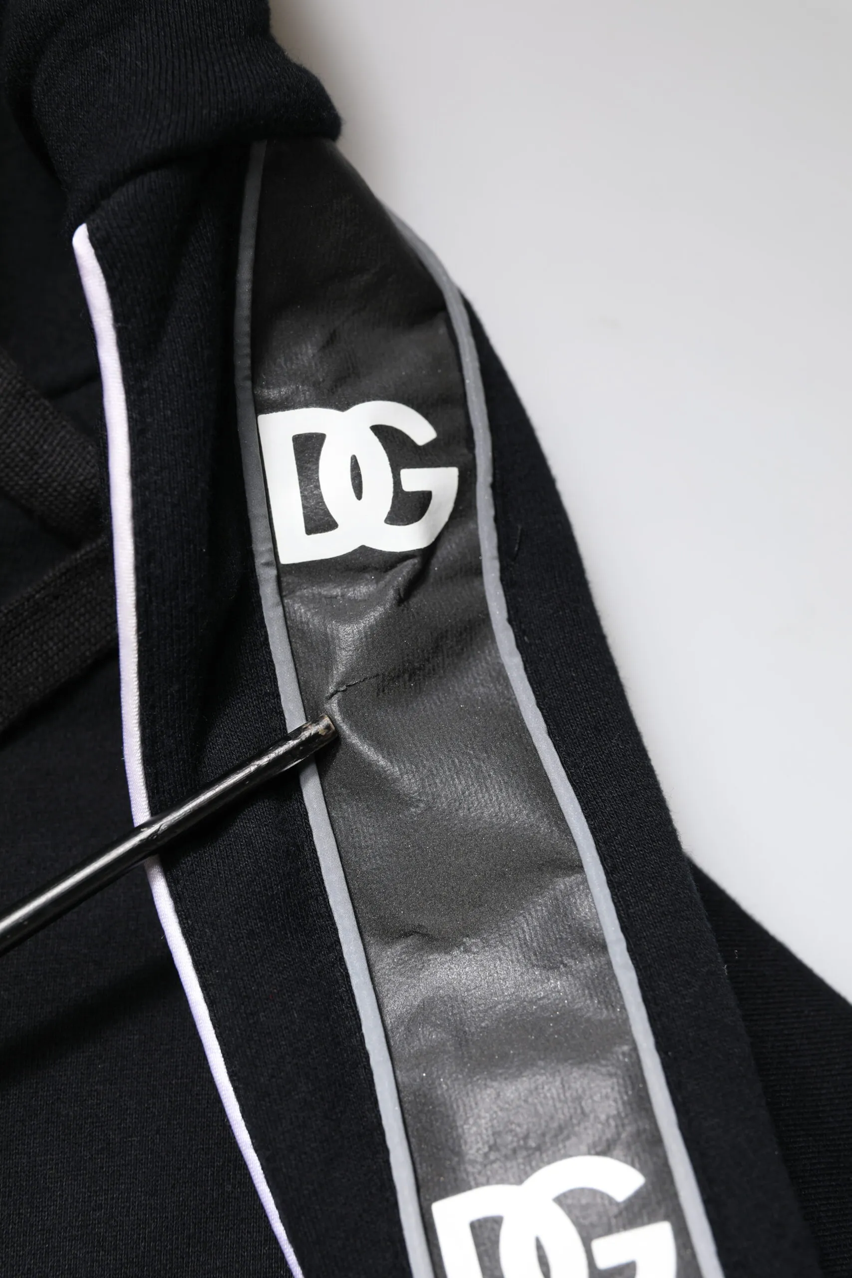 Cotton Logo Hooded Sweatshirt Men's Sweater - Dolce & Gabbana - Modalova