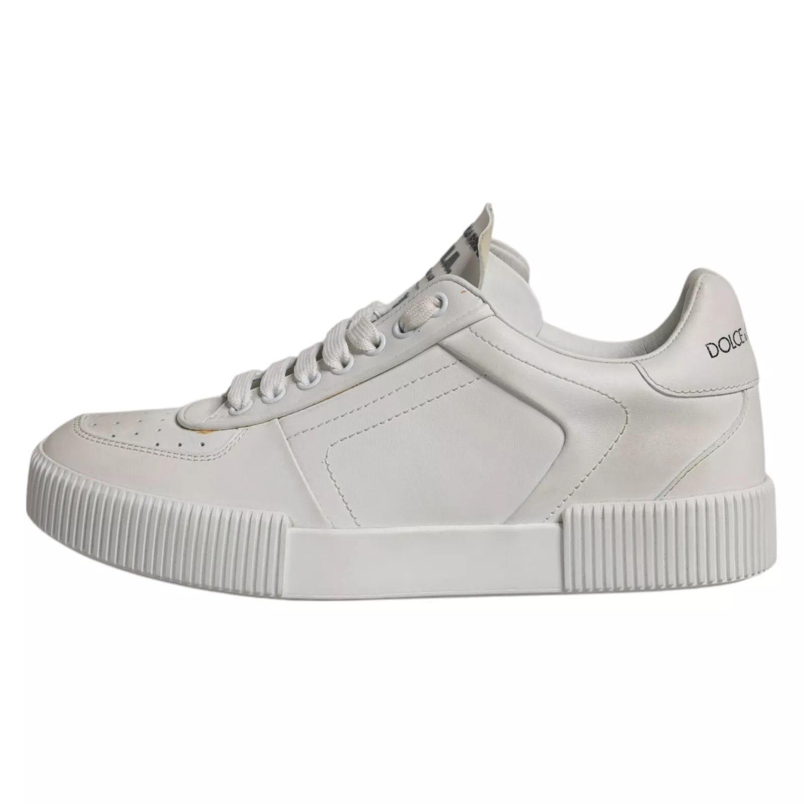 Miami Leather Low Top Sneakers Men's Shoes (Pre-Owned) - Dolce & Gabbana - Modalova