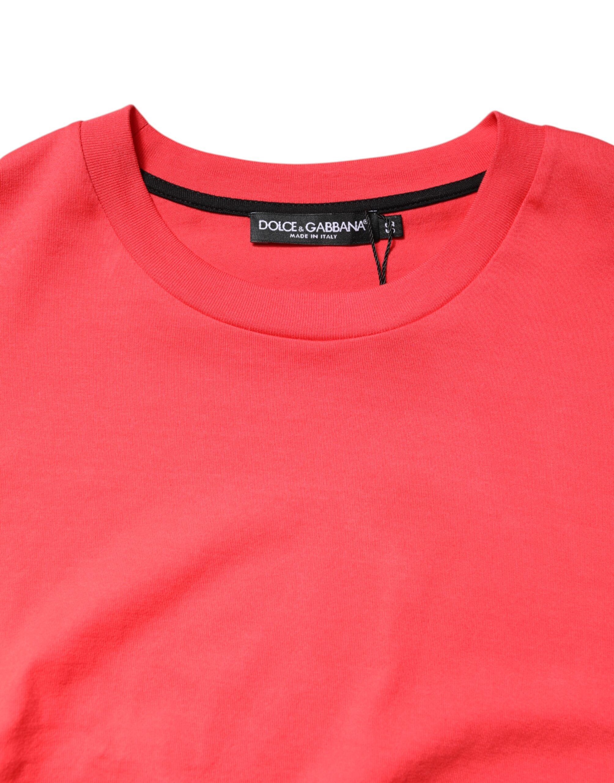 Cotton Lettering Print Crew Neck Men's T-shirt (Pre-Owned) - Dolce & Gabbana - Modalova
