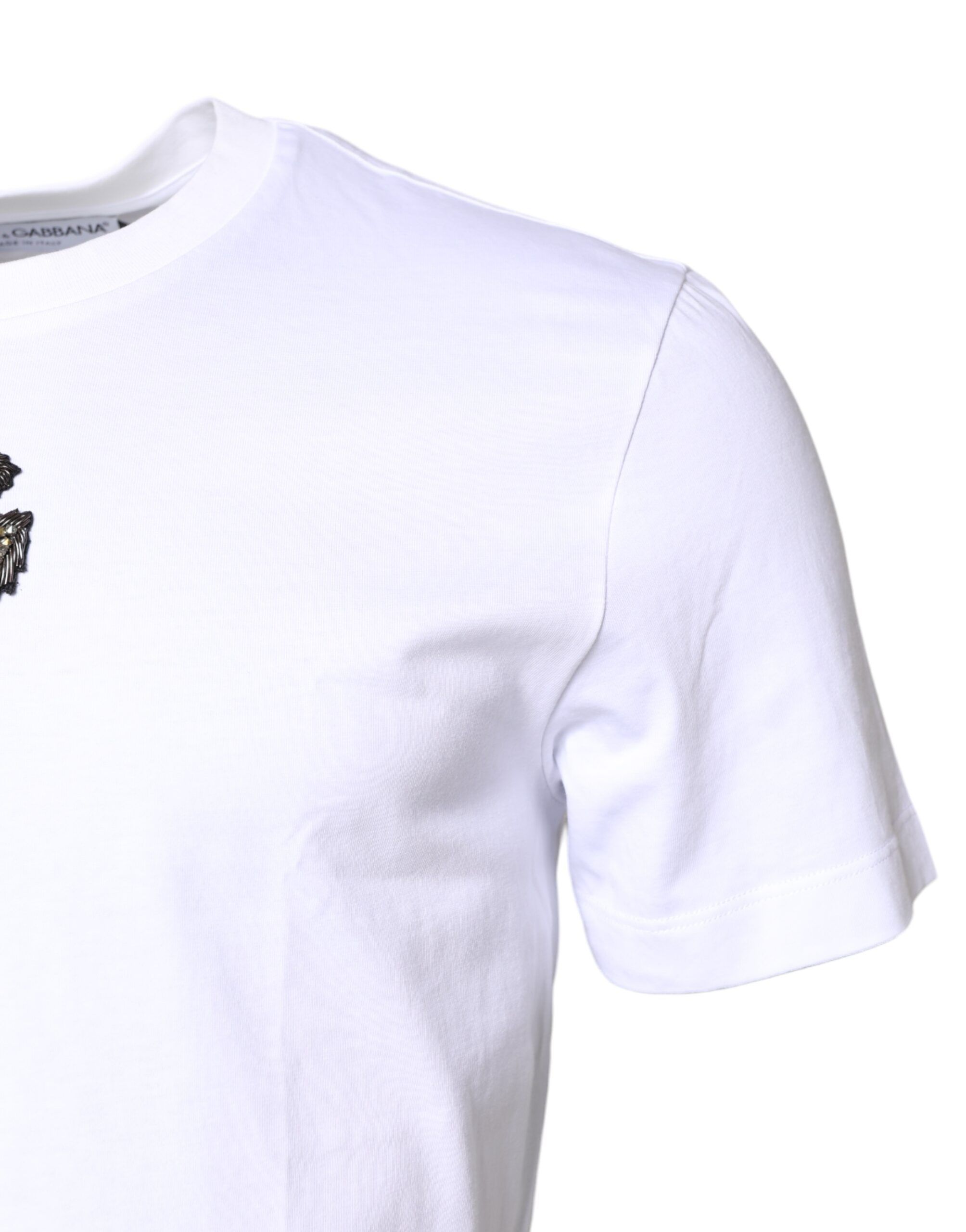 Cotton DG Embroidery Crew Neck Men's T-shirt (Pre-Owned) - Dolce & Gabbana - Modalova