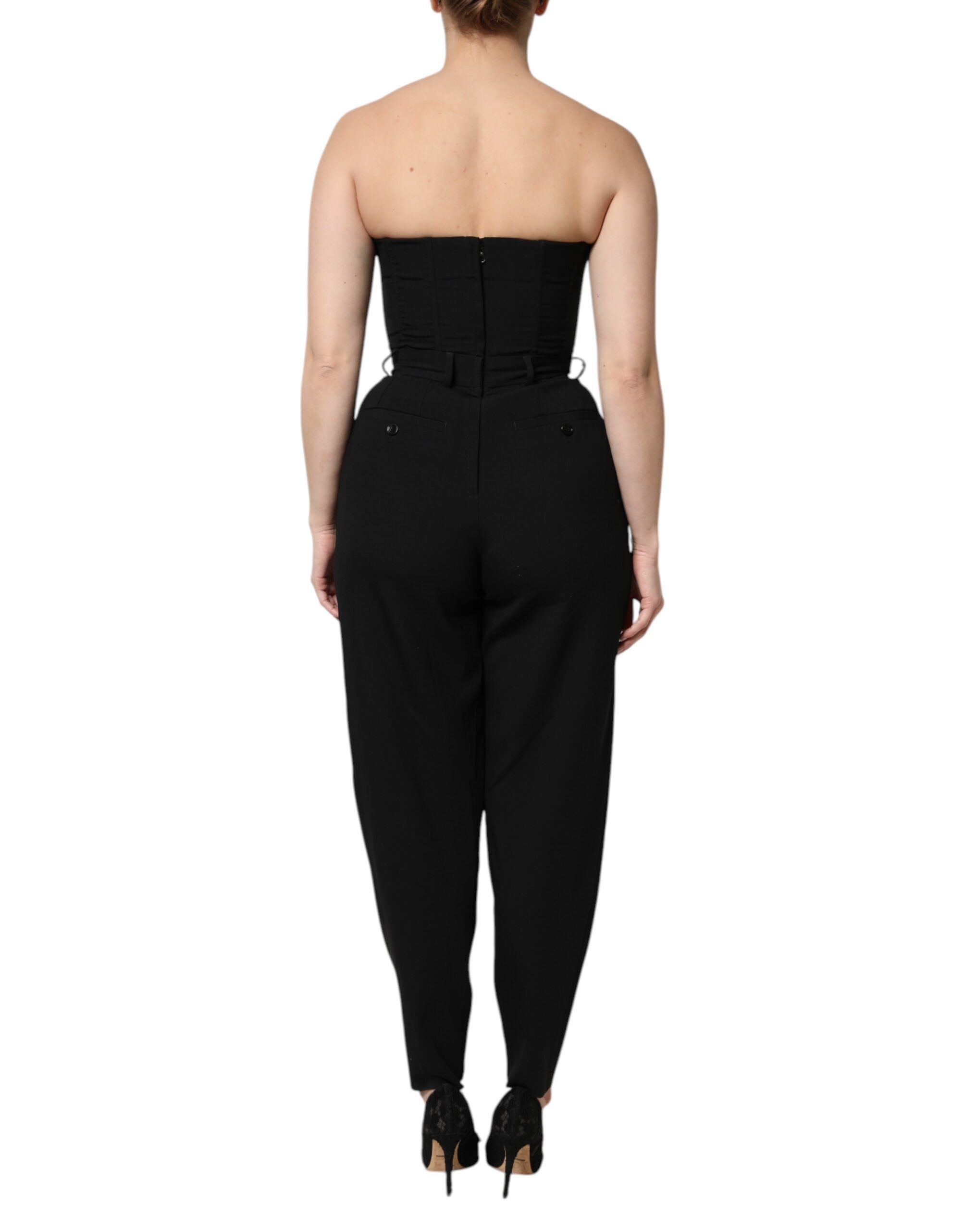 Wool Strapless Romper Jumpsuit Women's Dress - Dolce & Gabbana - Modalova