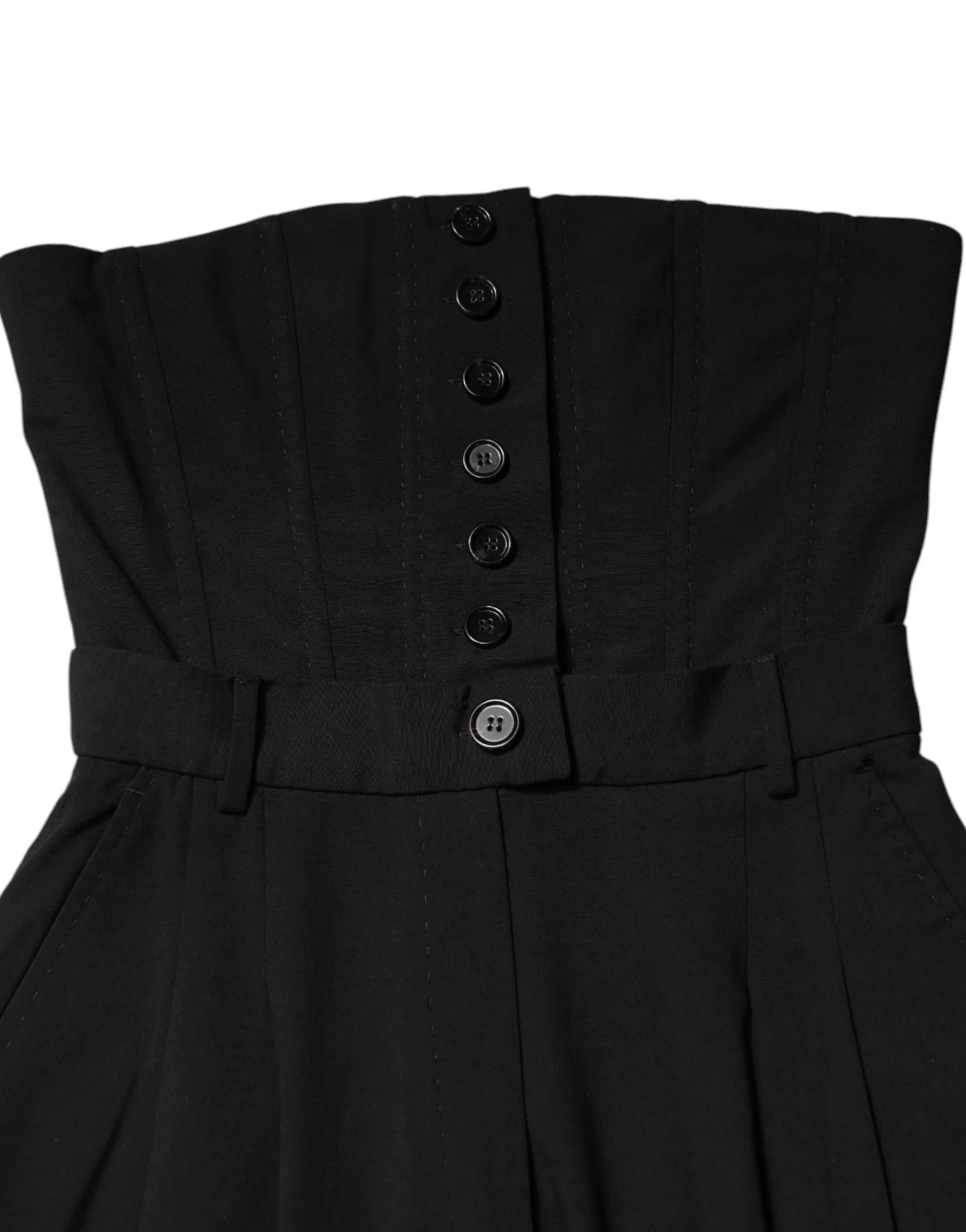 Wool Strapless Romper Jumpsuit Women's Dress - Dolce & Gabbana - Modalova