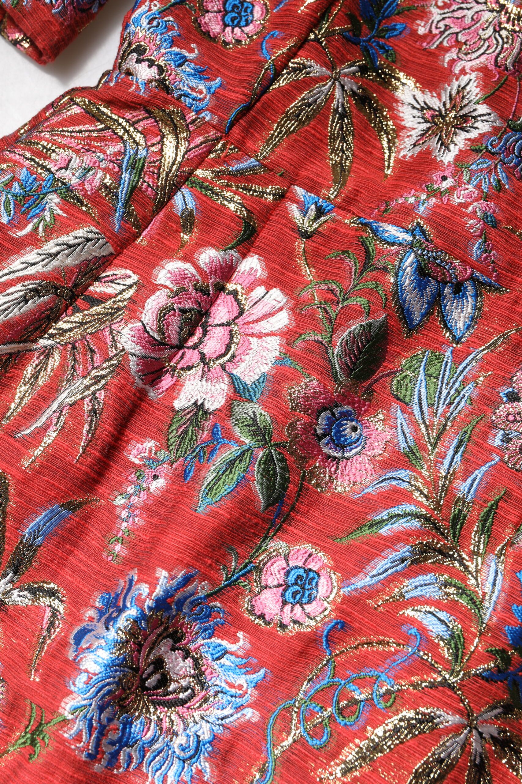 Floral Jacquard A-line Mini Women's Dress - Dolce & Gabbana - Modalova