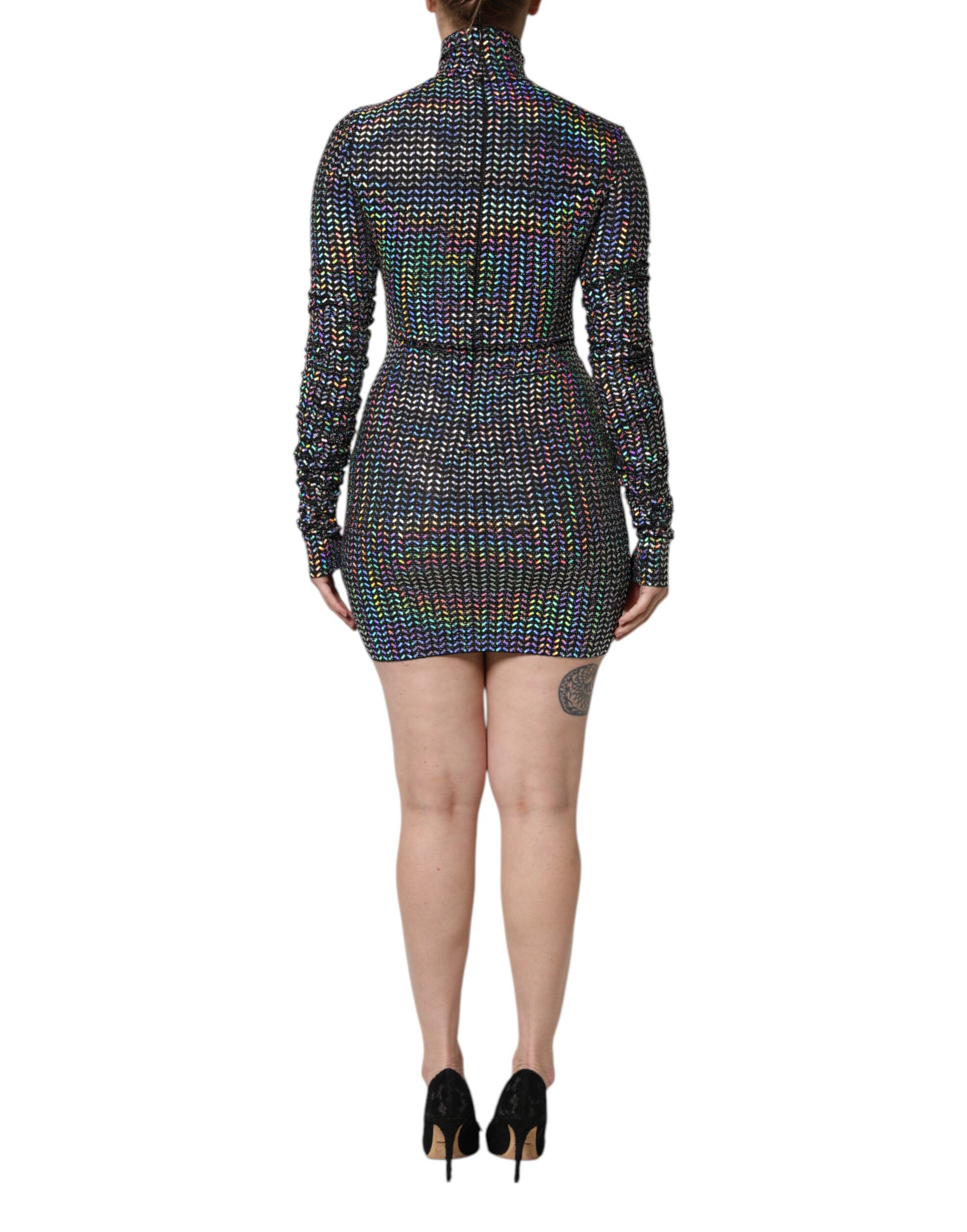Embellished Nylon Bodycon Mini Women's Dress (Pre-Owned) - Dolce & Gabbana - Modalova