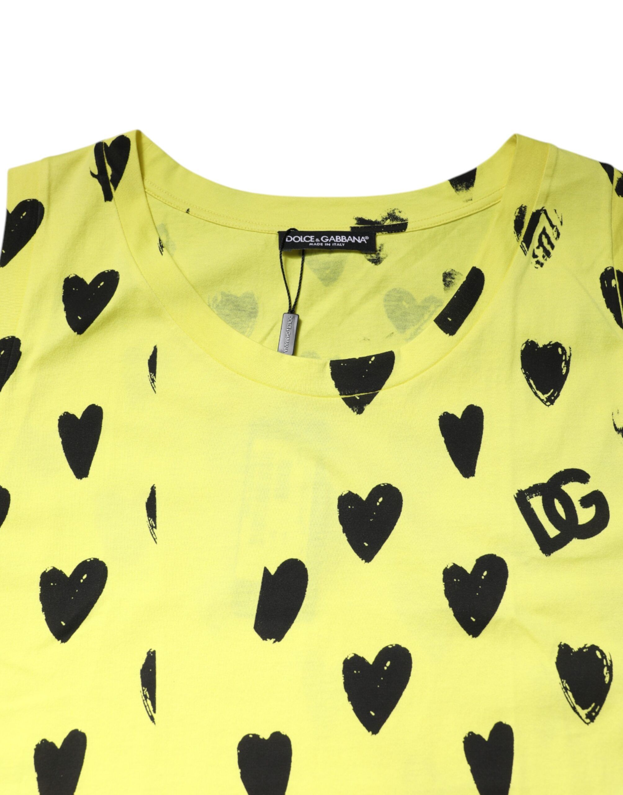 Cotton Sleeveless DG Heart Men's T-shirt (Pre-Owned) - Dolce & Gabbana - Modalova