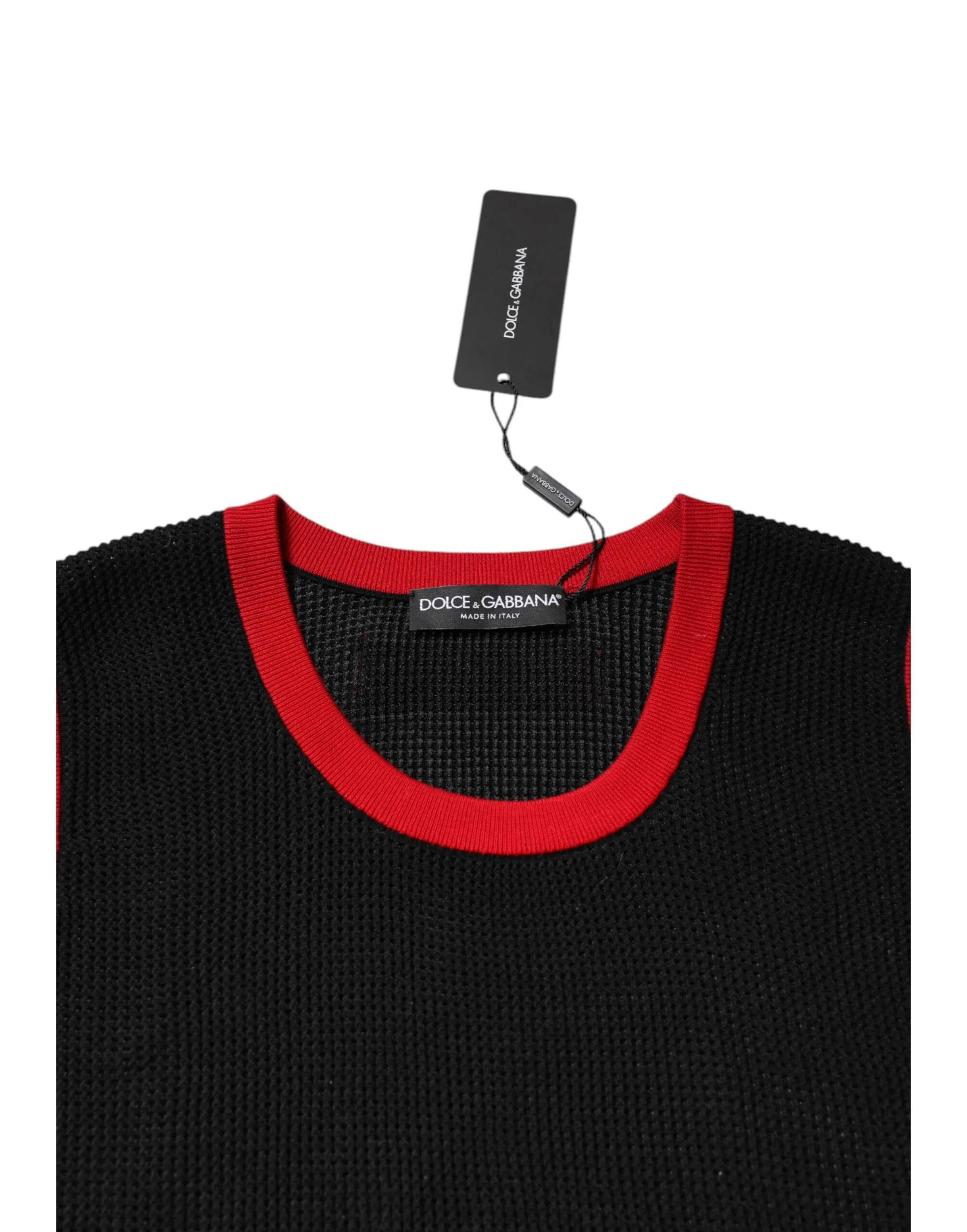 Cotton Slim Fit Round Neck Men's T-shirt - Dolce & Gabbana - Modalova