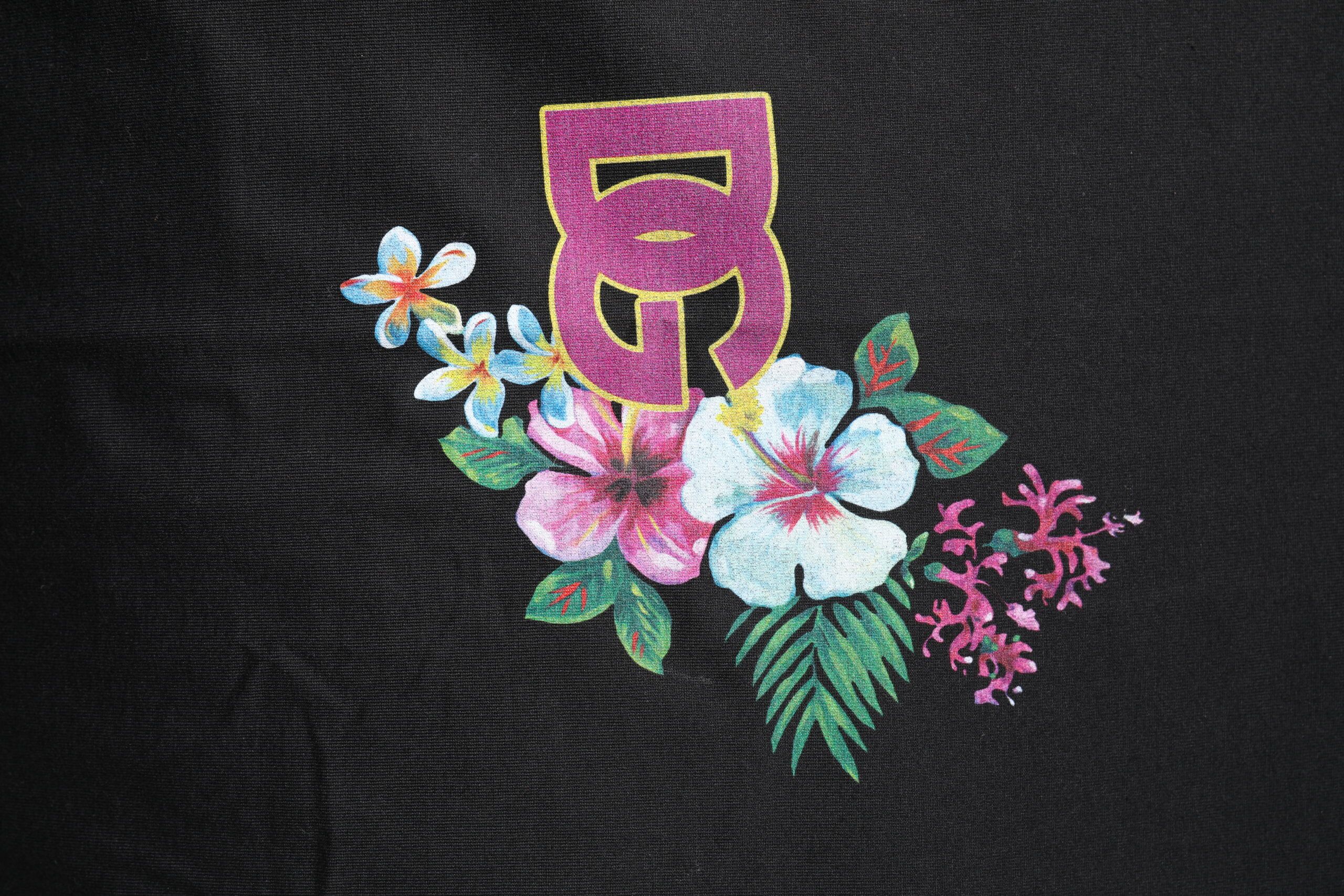 DG Floral Print Crew Neck Men's T-shirt - Dolce & Gabbana - Modalova
