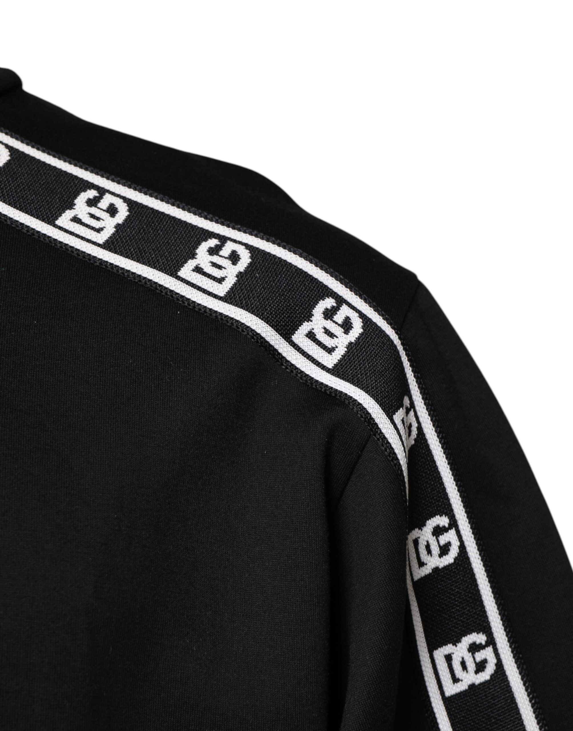 Cotton DG Print Turtleneck Men's T-shirt - Dolce & Gabbana - Modalova