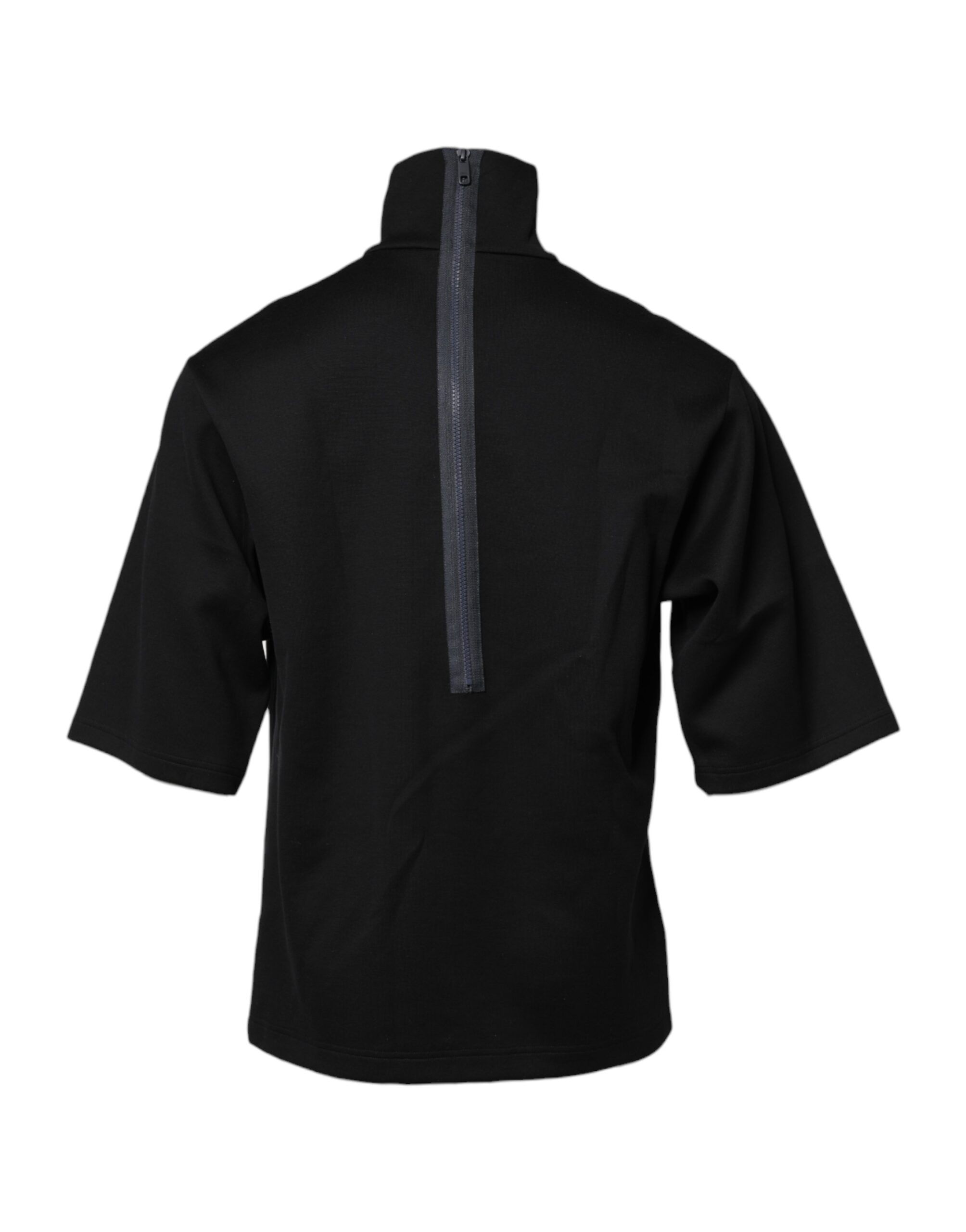 Cotton DG Print Turtleneck Men's T-shirt - Dolce & Gabbana - Modalova