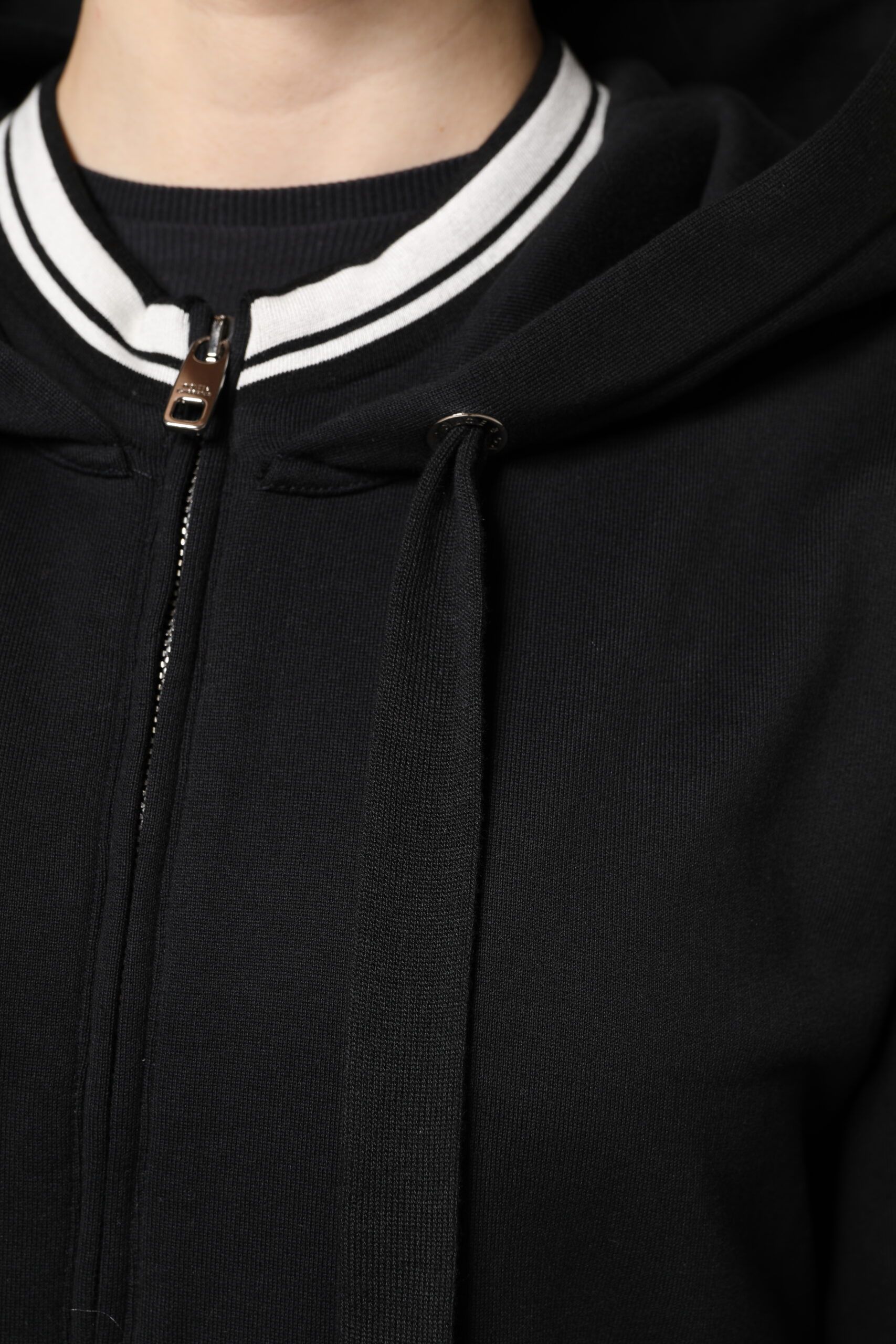 Cotton Hooded Full Zip Sweatshirt Women's Sweater - Dolce & Gabbana - Modalova