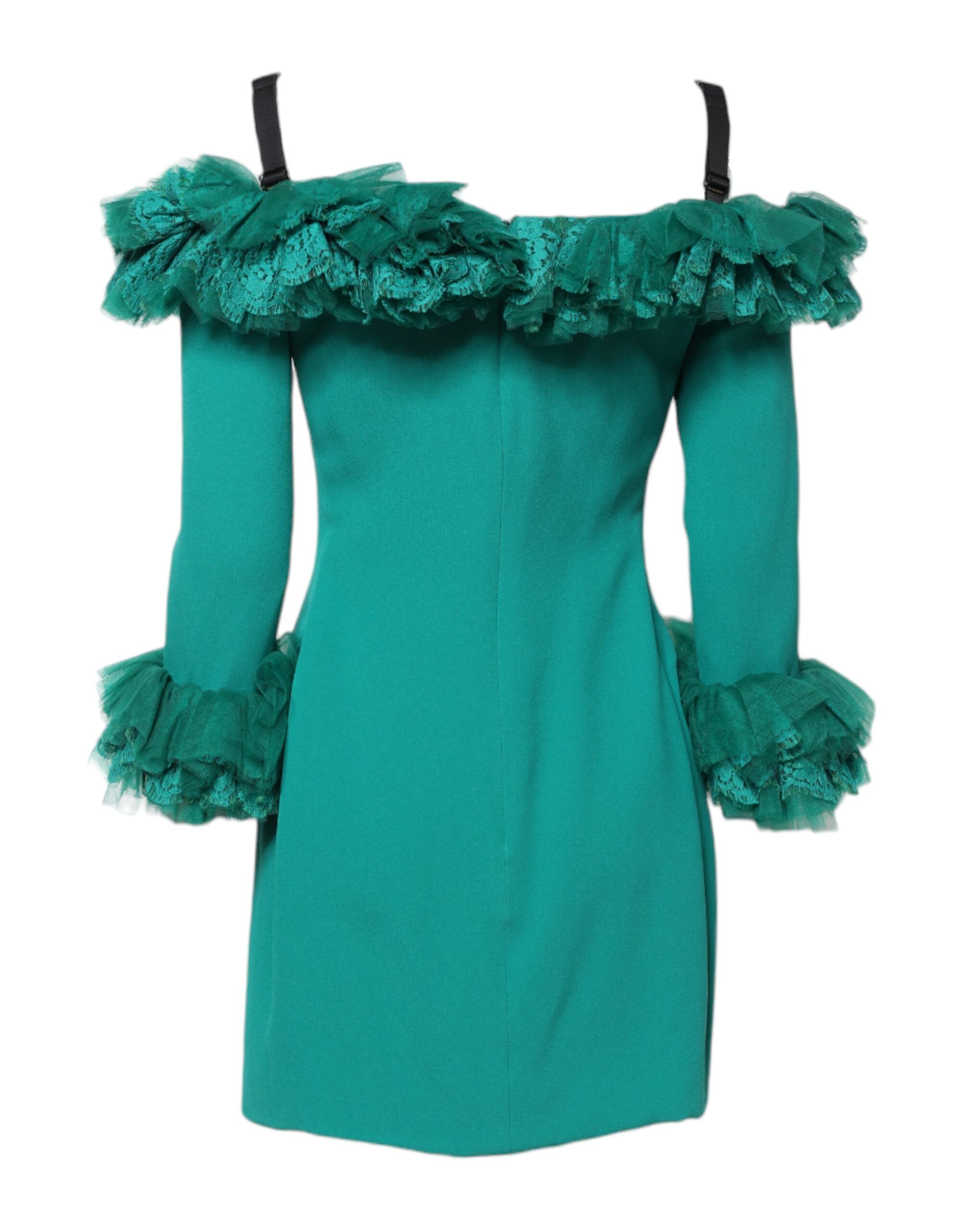 Lace Off Shoulder Sheath Mini Women's Dress - Dolce & Gabbana - Modalova