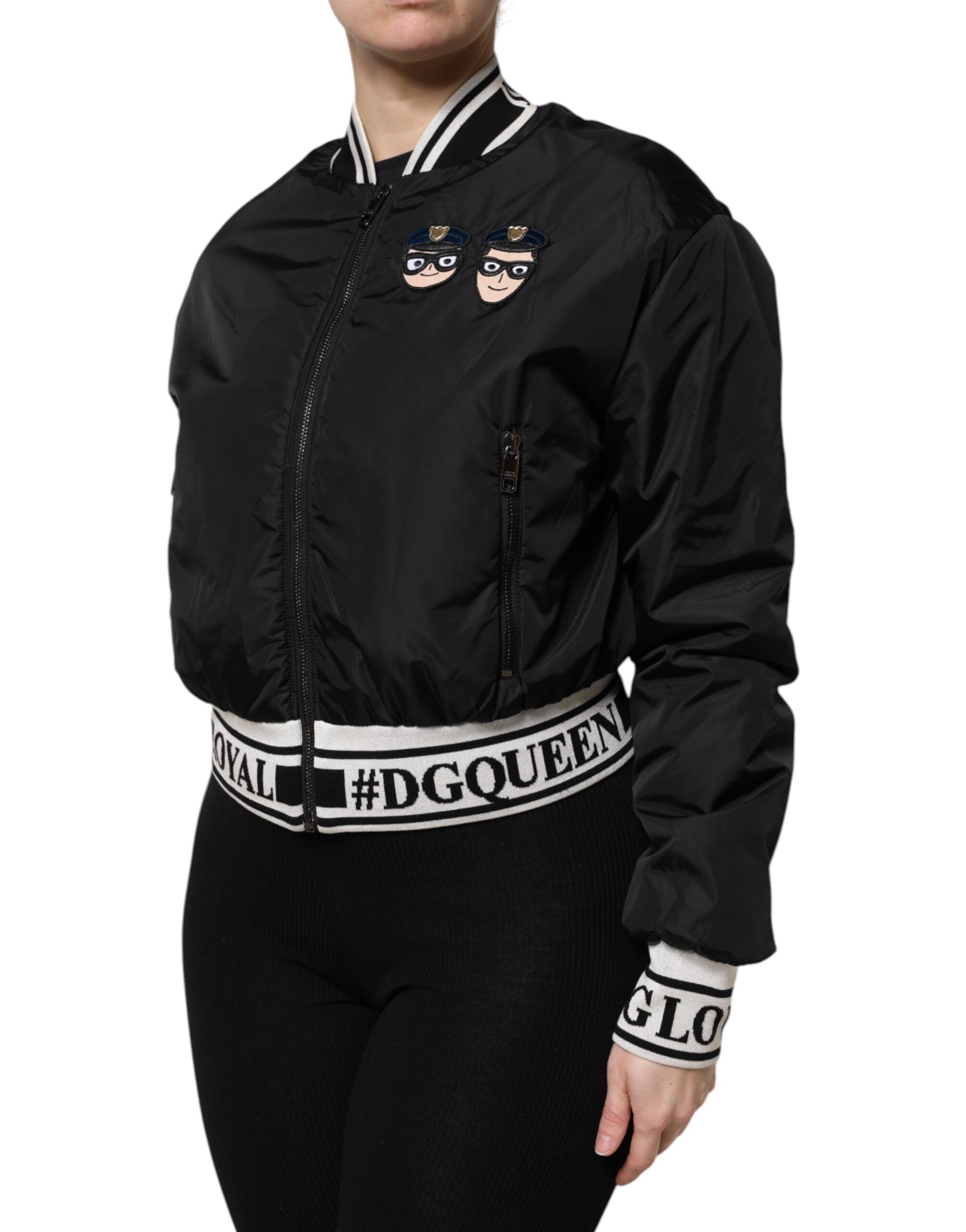 Nylon #DGFamily Full Zip Bomber Women's Jacket - Dolce & Gabbana - Modalova
