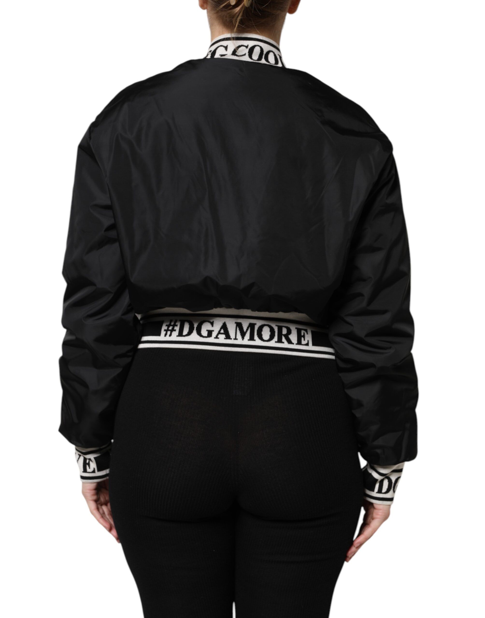 Nylon #DGFamily Full Zip Bomber Women's Jacket - Dolce & Gabbana - Modalova