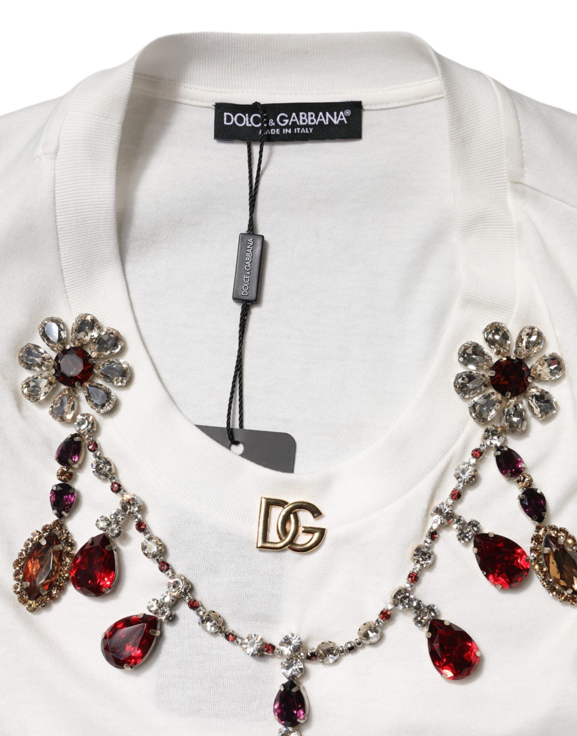 Cotton Logo Crystal Detailing Tank Women's Top (Pre-Owned) - Dolce & Gabbana - Modalova
