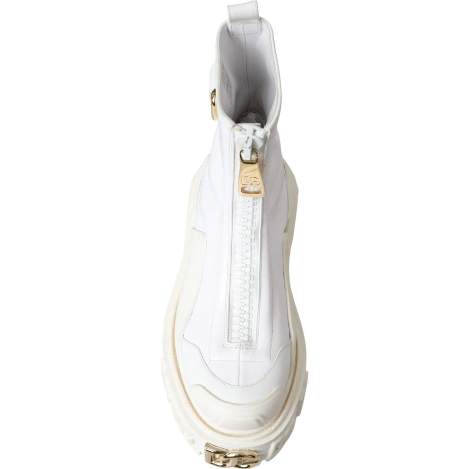 Leather Rubber Logo Ankle Boots Women's Shoes (Pre-Owned) - Dolce & Gabbana - Modalova