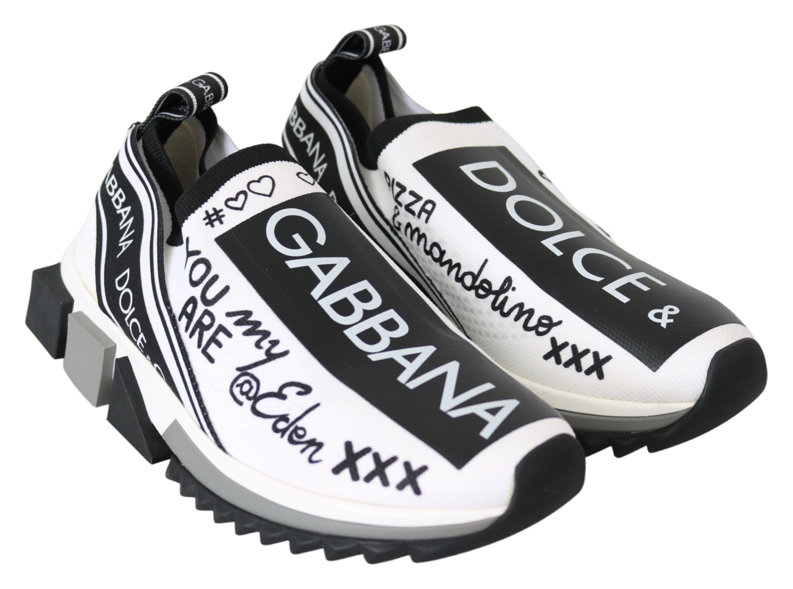Black Slip On Sorrento Women's Sneakers (Pre-Owned) - Dolce & Gabbana - Modalova