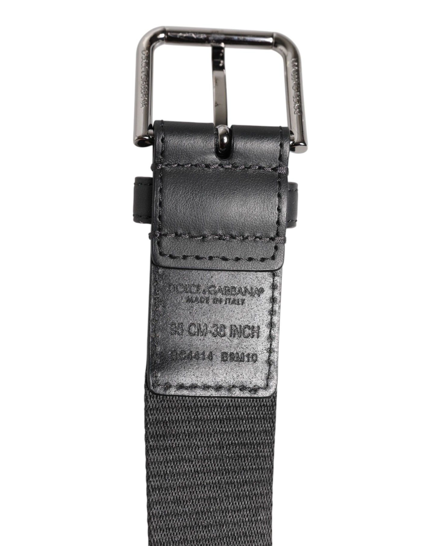 Green Black Polyester DG Logo Buckle Men's Belt (Pre-Owned) - Dolce & Gabbana - Modalova