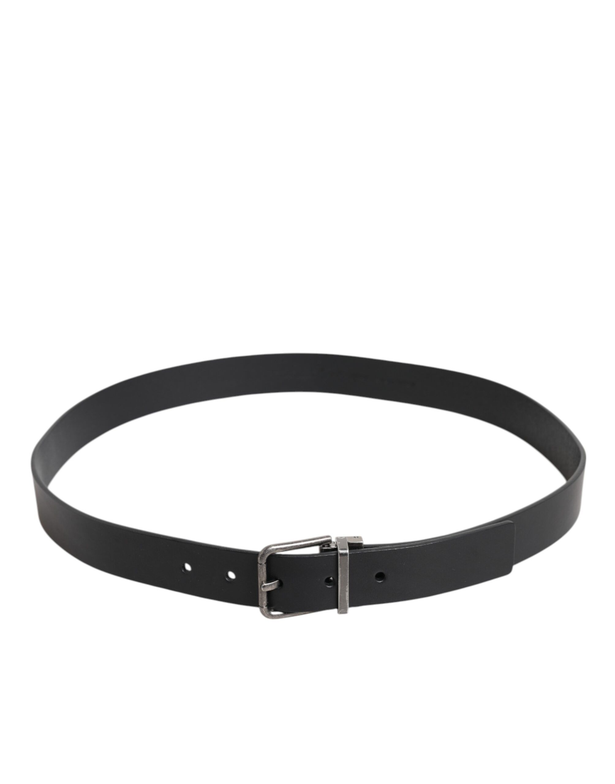 Classic Leather Metal Buckle Men's Belt - Dolce & Gabbana - Modalova