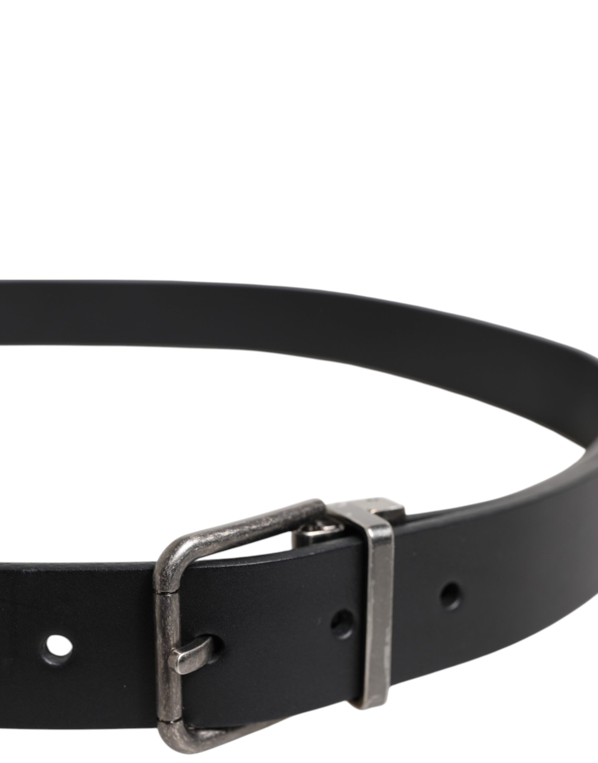 Classic Leather Metal Buckle Men's Belt - Dolce & Gabbana - Modalova