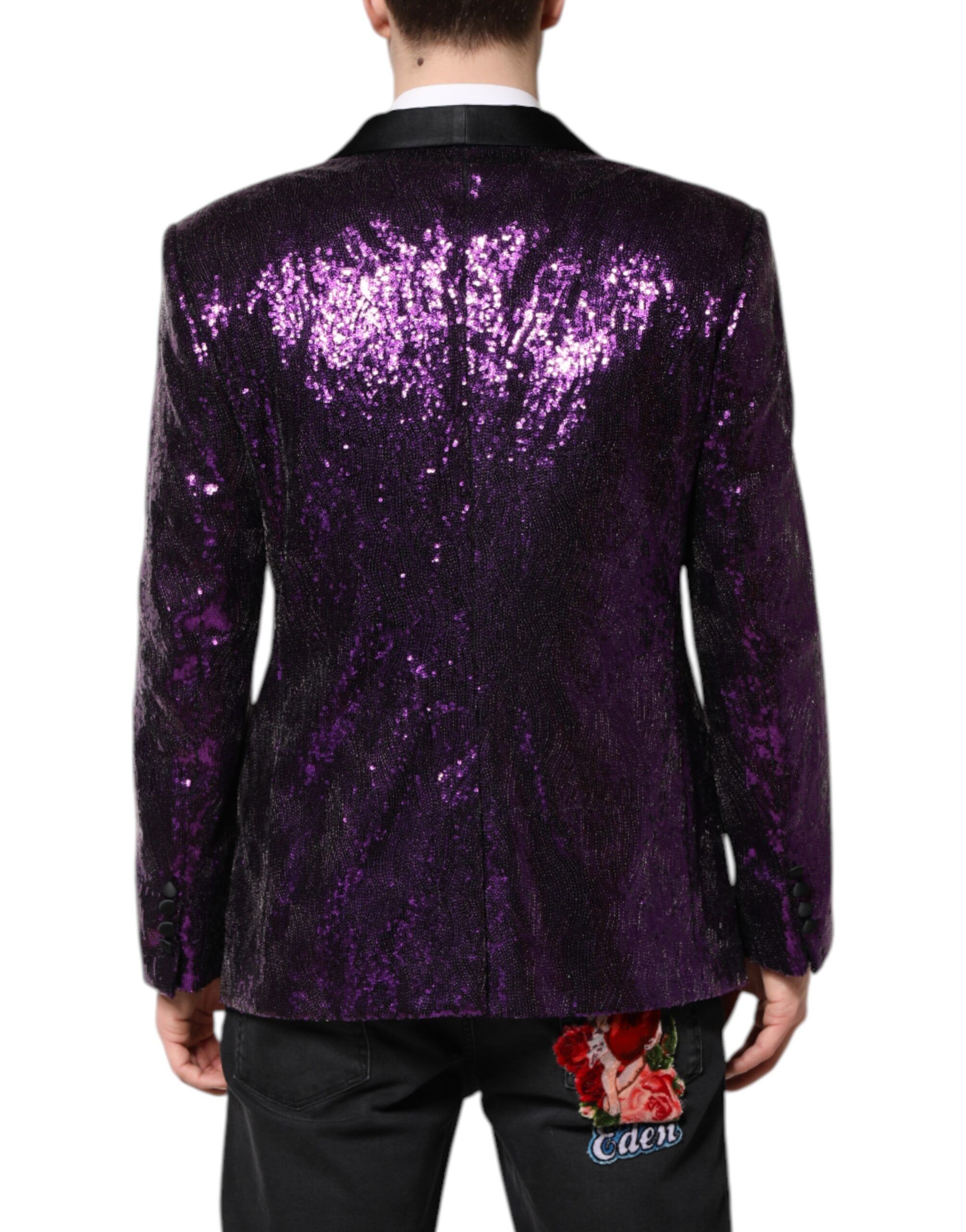 SICILIA Sequin Embellish Coat Men's Jacket - Dolce & Gabbana - Modalova