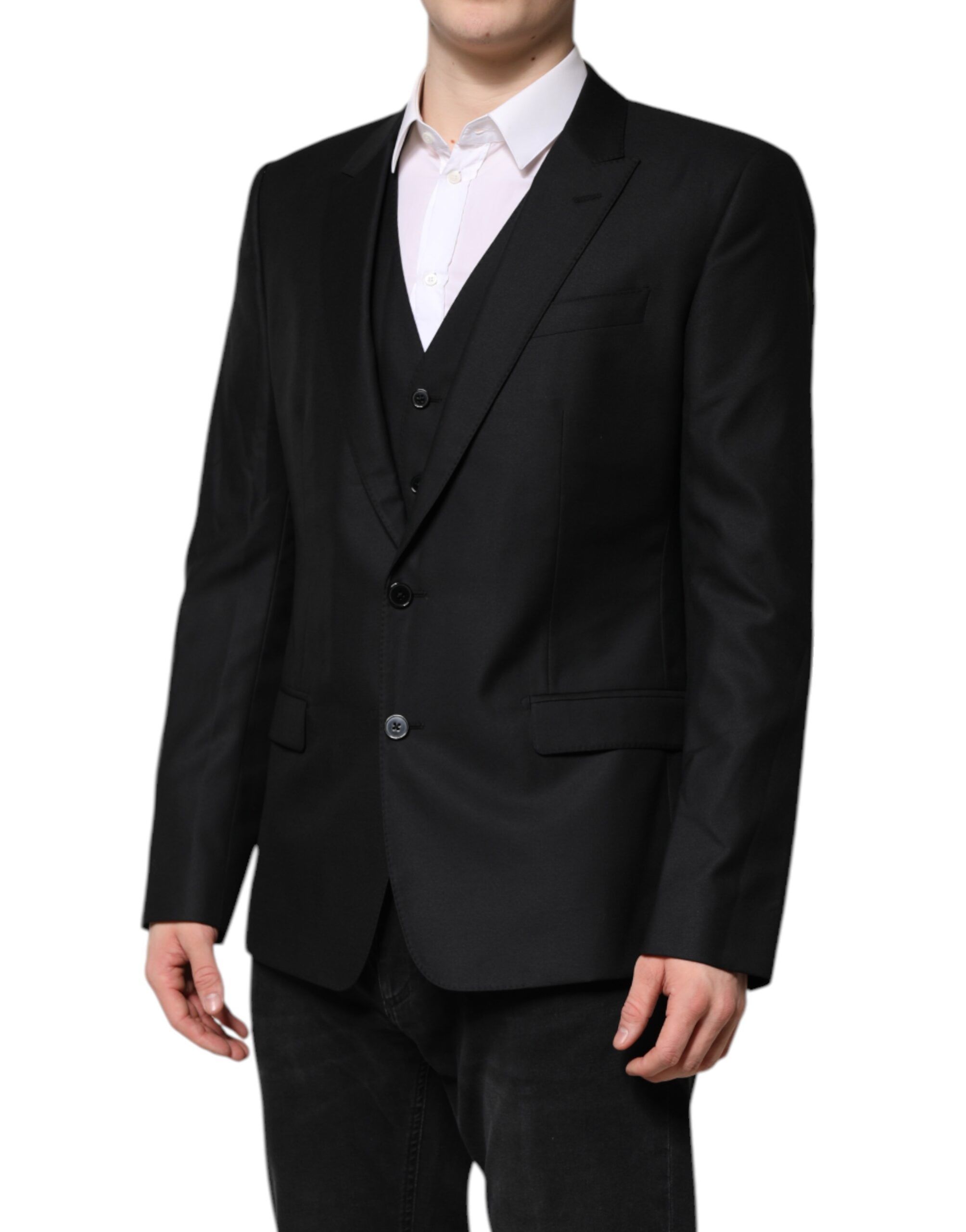 Single Breasted Suit 2 Piece Men's Jacket - Dolce & Gabbana - Modalova