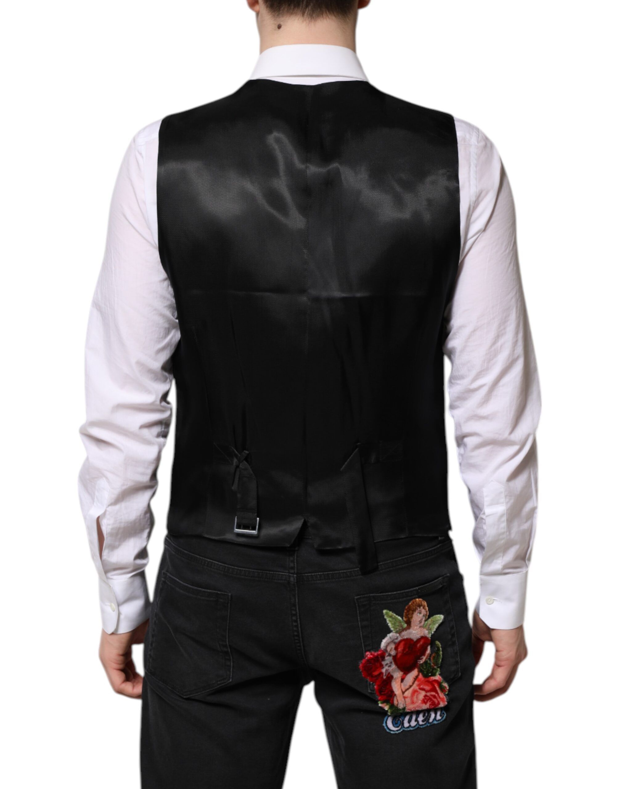 Single Breasted Suit 2 Piece Men's Jacket - Dolce & Gabbana - Modalova