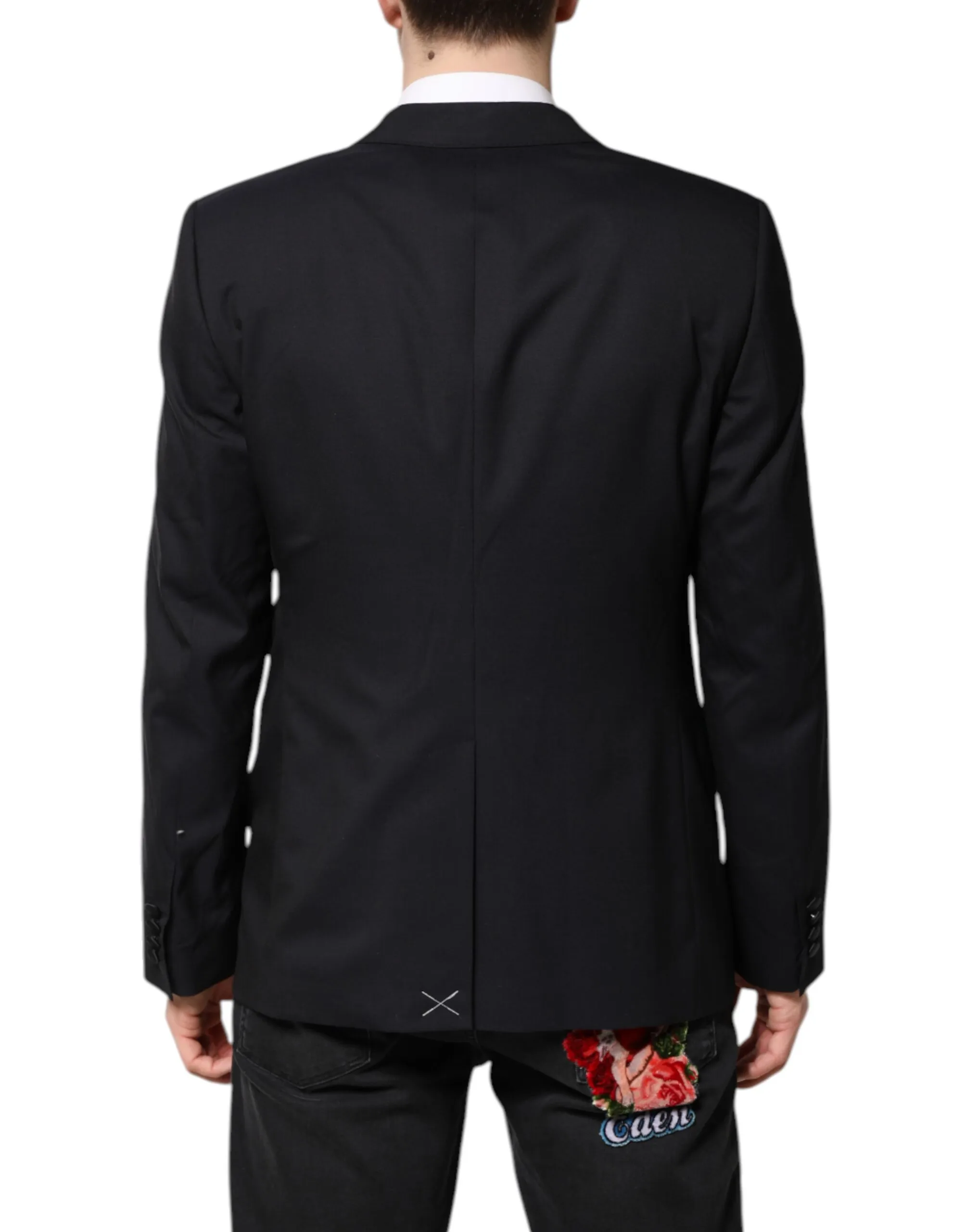 Dark MARTINI Wool Suit 2 Piece Men's Jacket - Dolce & Gabbana - Modalova
