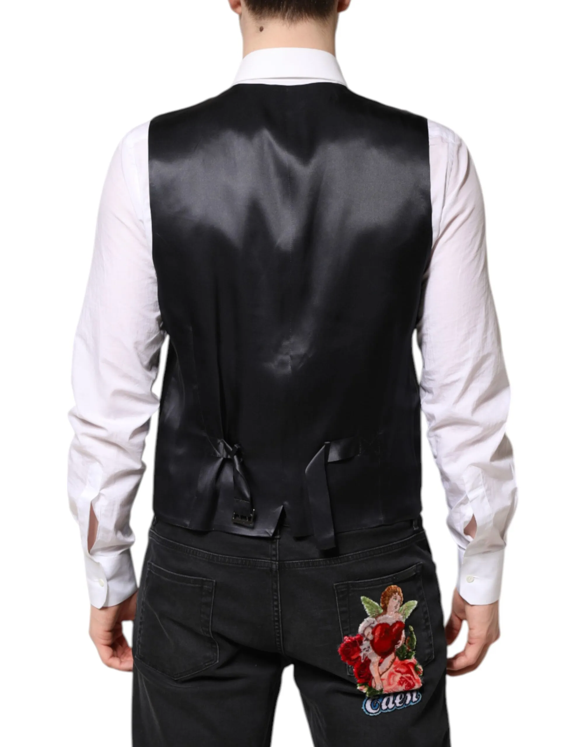 Dark MARTINI Wool Suit 2 Piece Men's Jacket - Dolce & Gabbana - Modalova