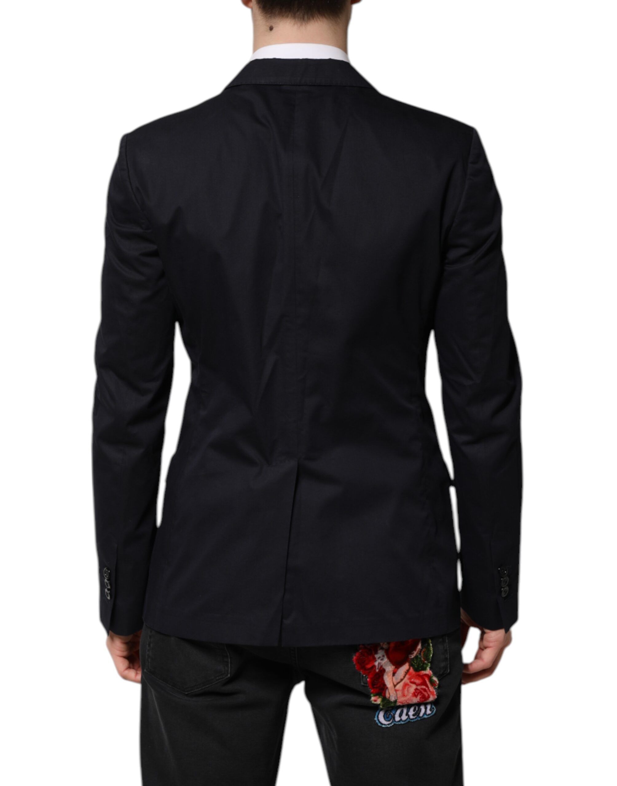 Dark TAORMINA Cotton Blazer Suit Men's Jacket - Dolce & Gabbana - Modalova
