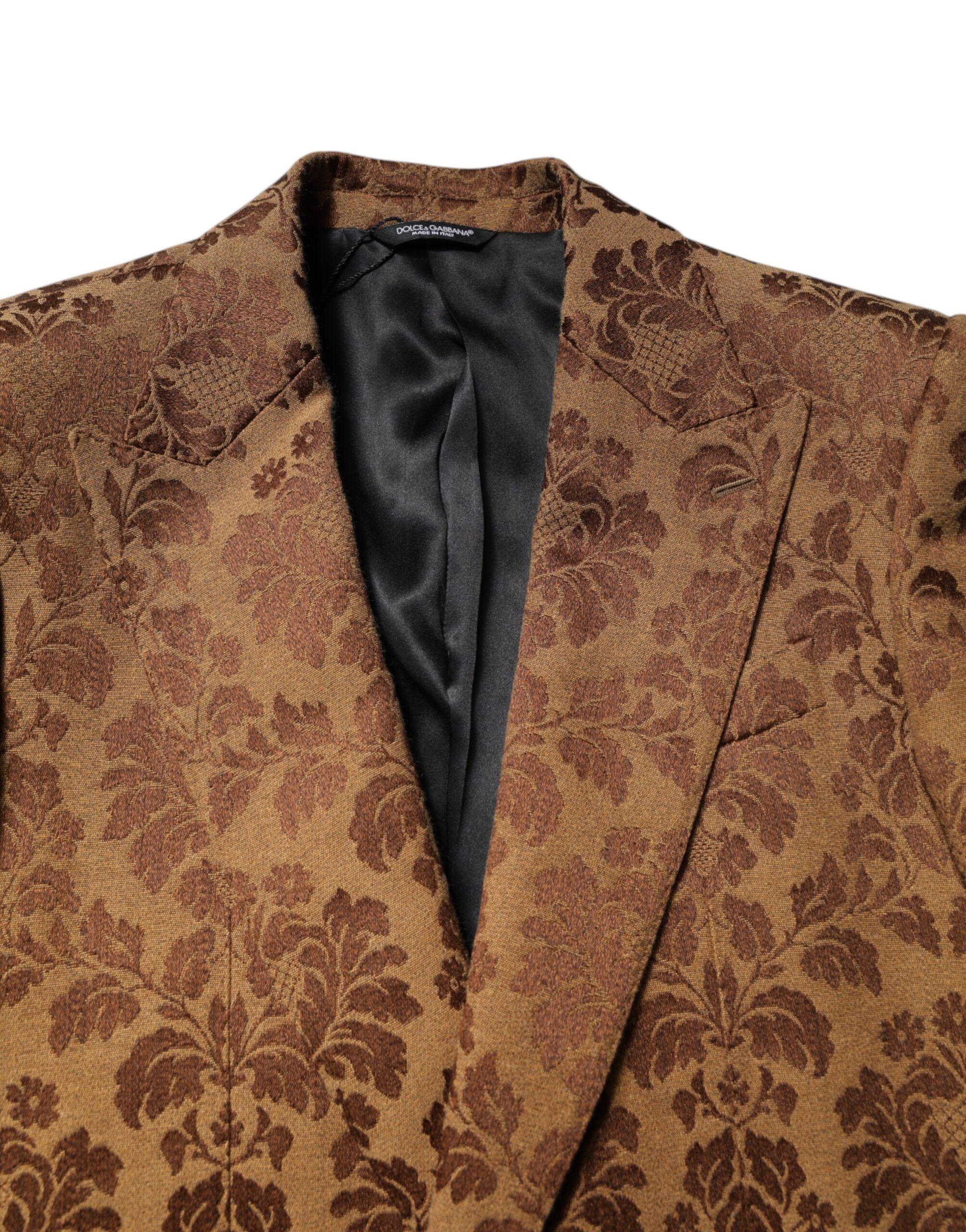 Floral Jacquard SICILIA 2 Piece Men's Suit - Dolce & Gabbana - Modalova