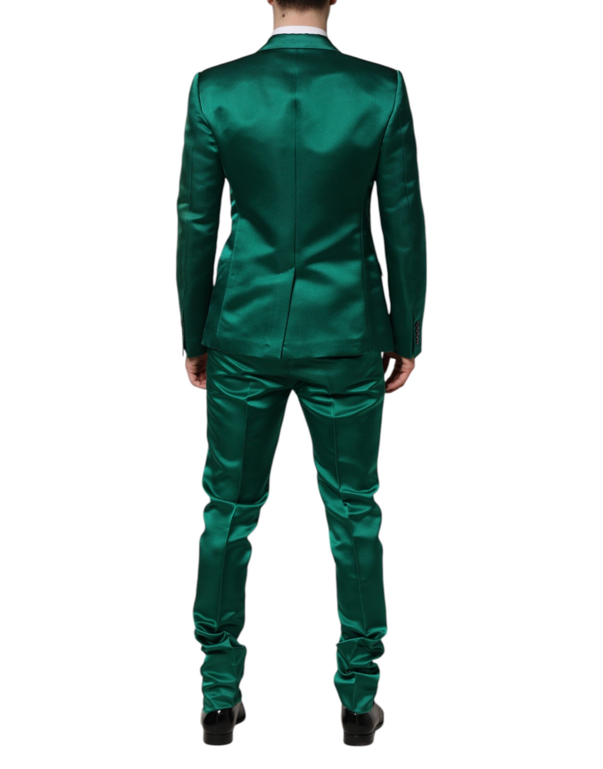 Silk 3 Piece Single Breasted Men's Suit - Dolce & Gabbana - Modalova