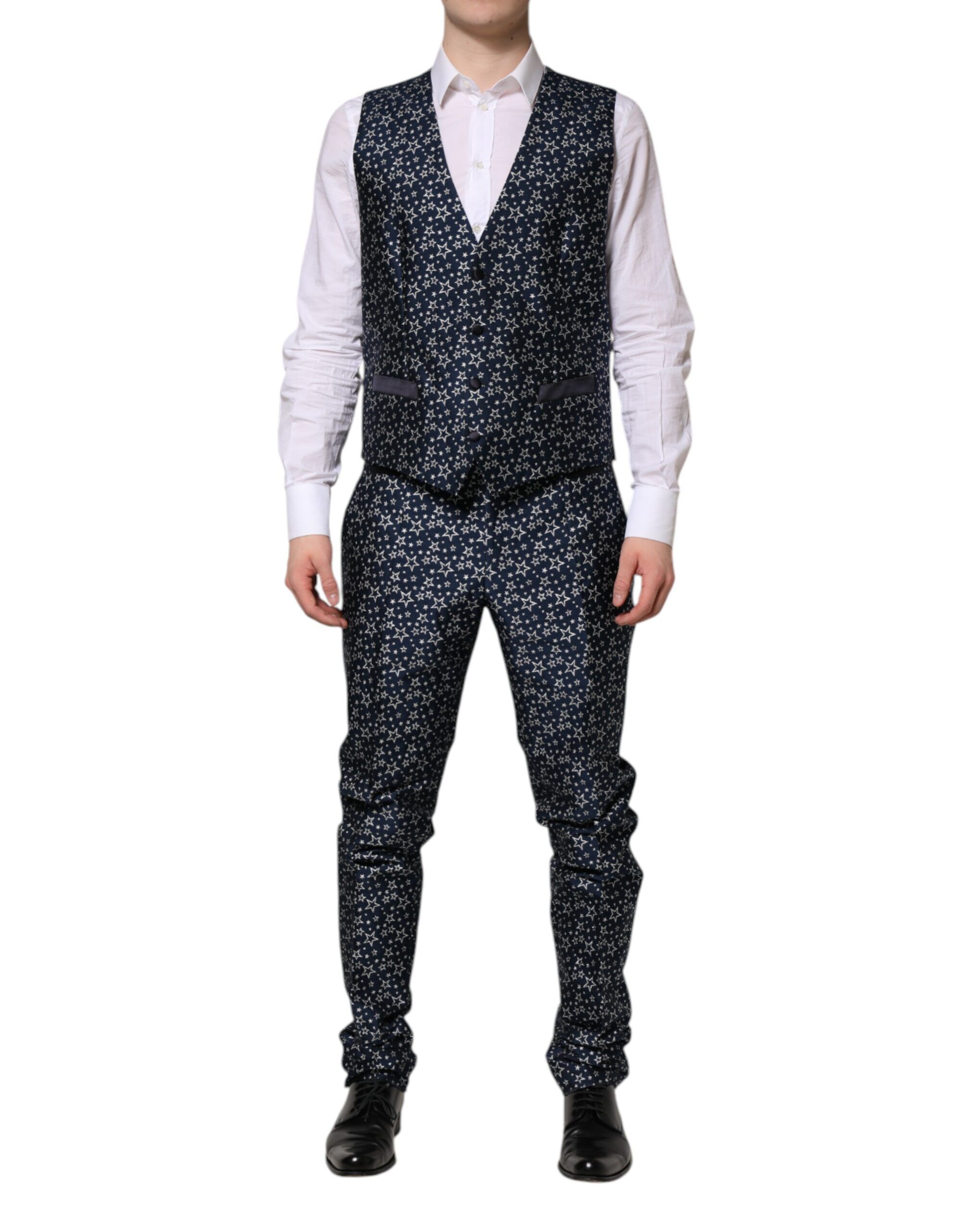 MARTINI Star Jacquard 3 Piece Men's Suit - Dolce & Gabbana - Modalova