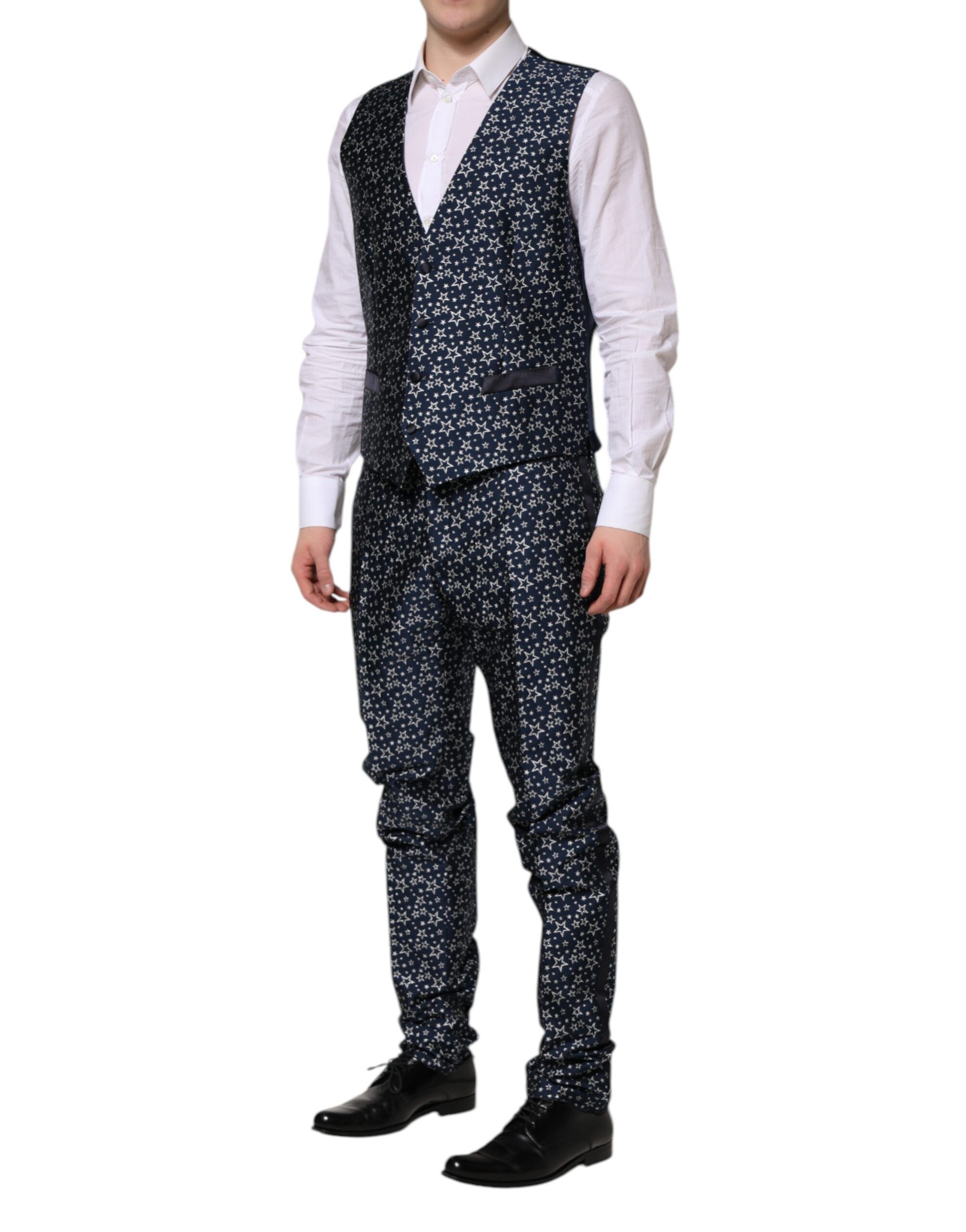 MARTINI Star Jacquard 3 Piece Men's Suit - Dolce & Gabbana - Modalova
